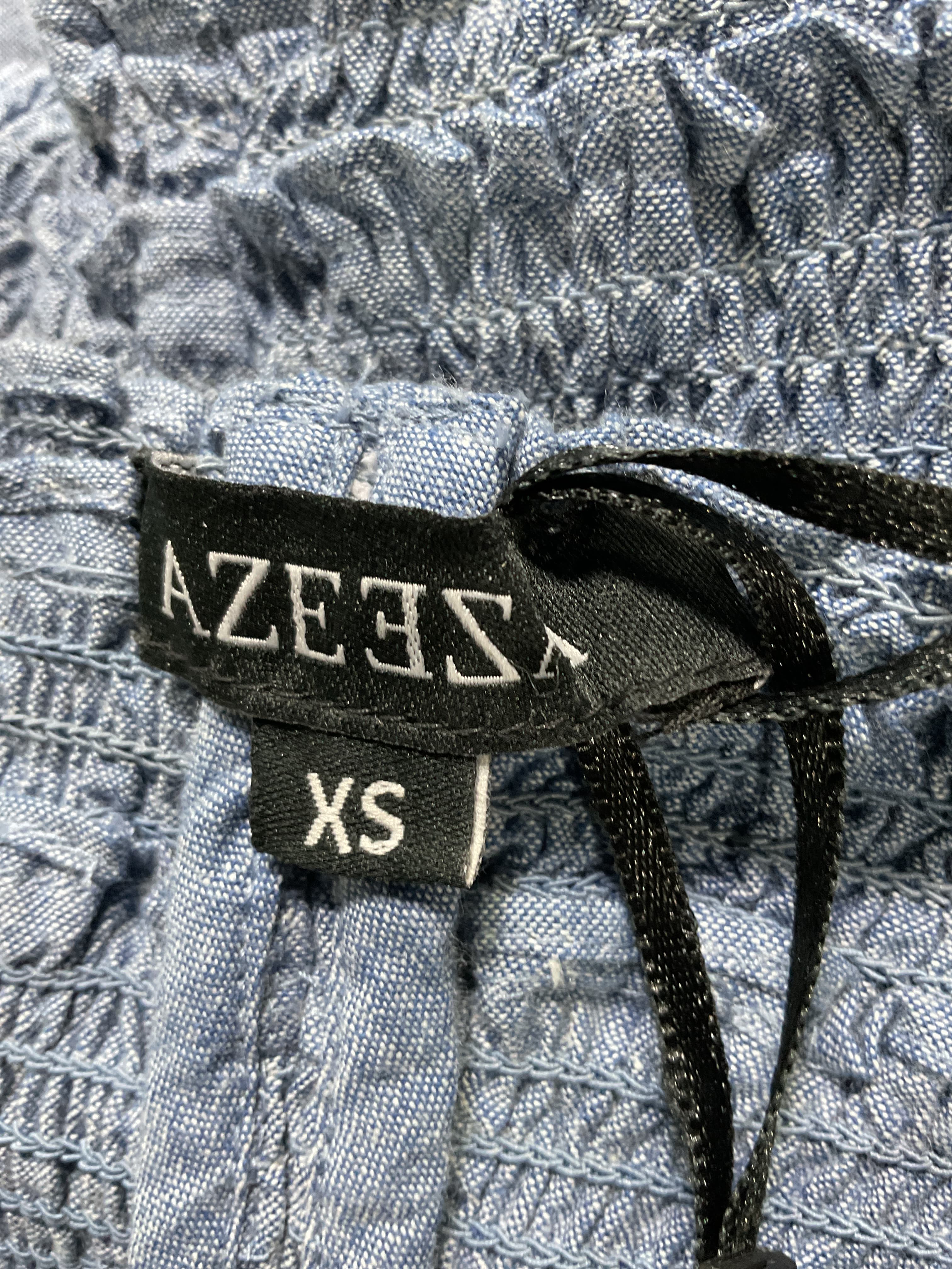 Anya Mini Dress In Chambray - Image 2