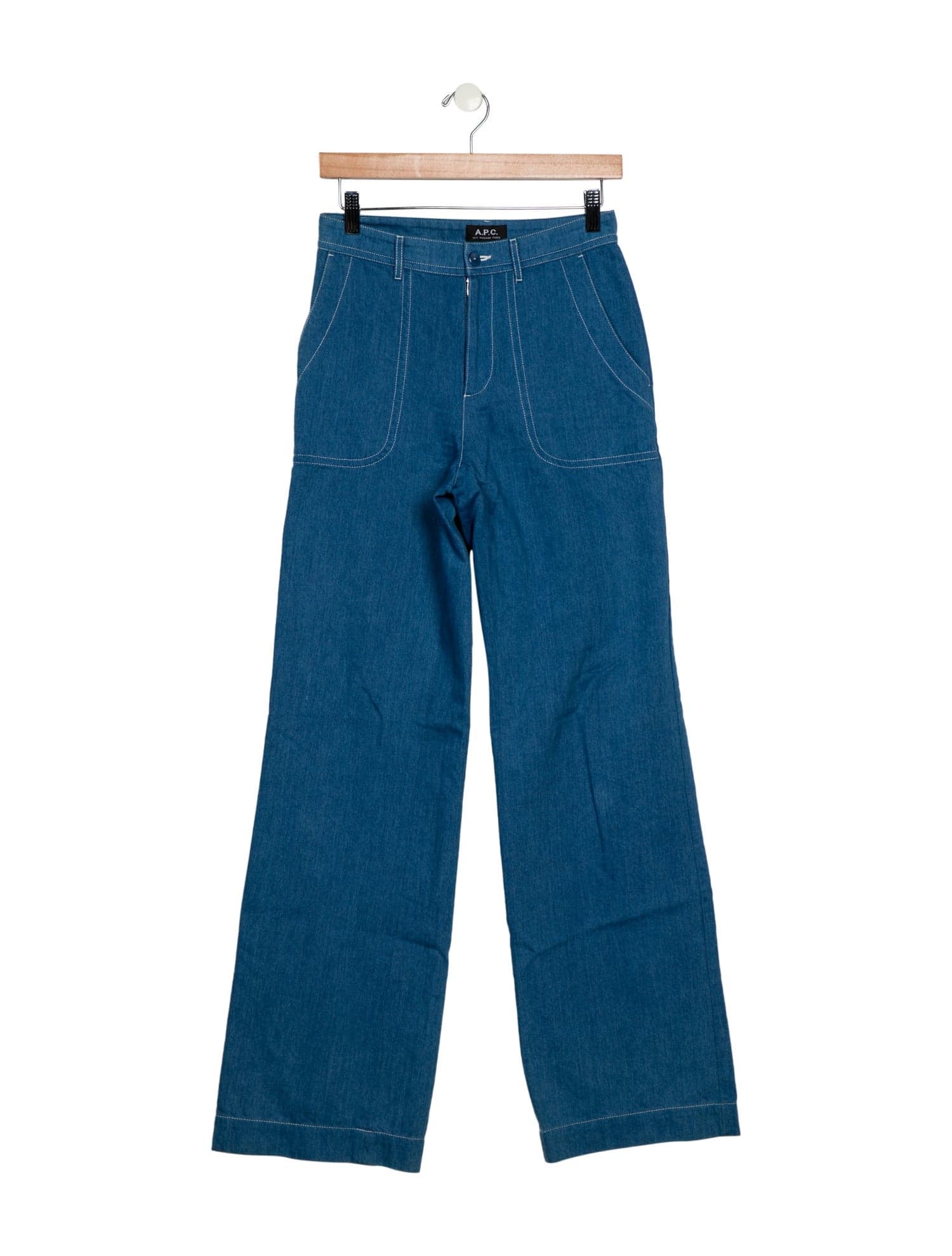 Mid-Rise Wide Leg Jeans - Image 1