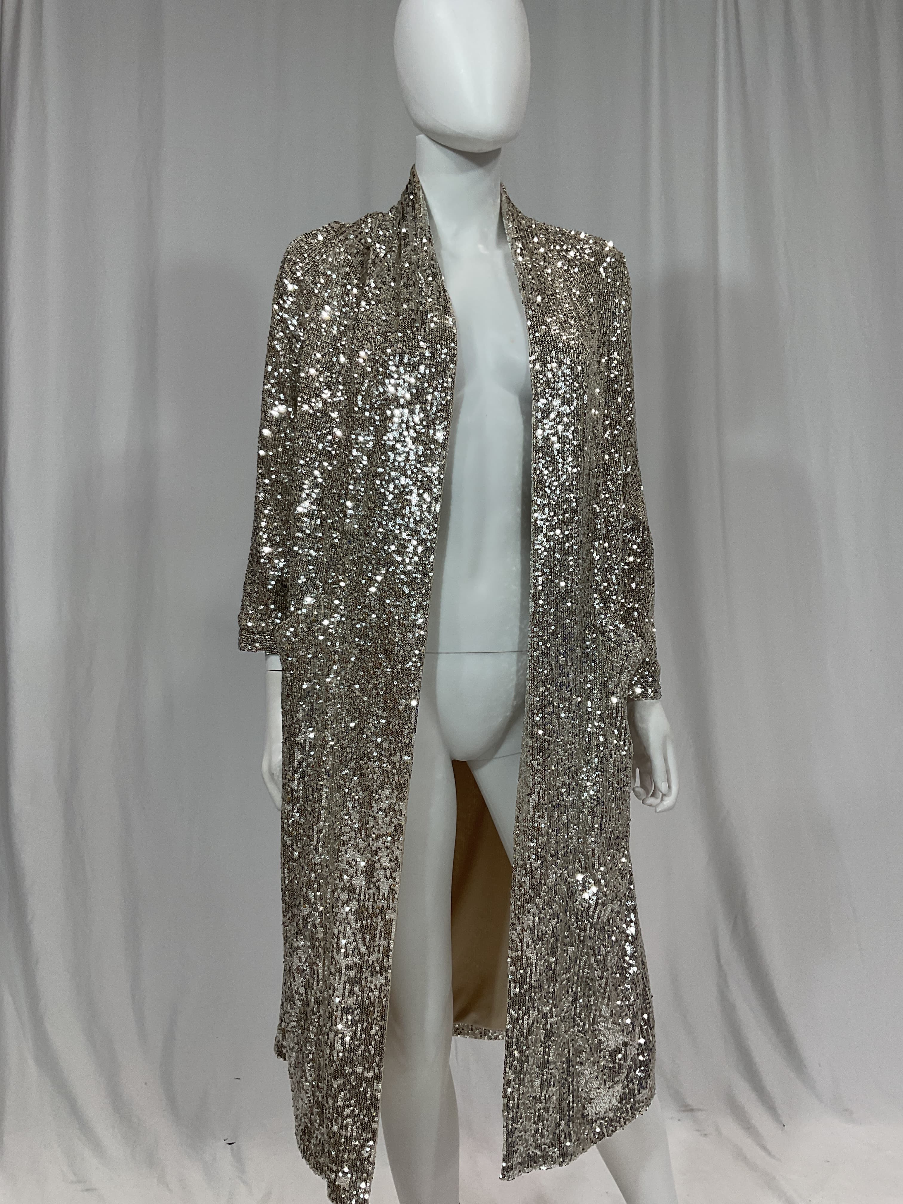 Sequined Duster Jacket - Image 3
