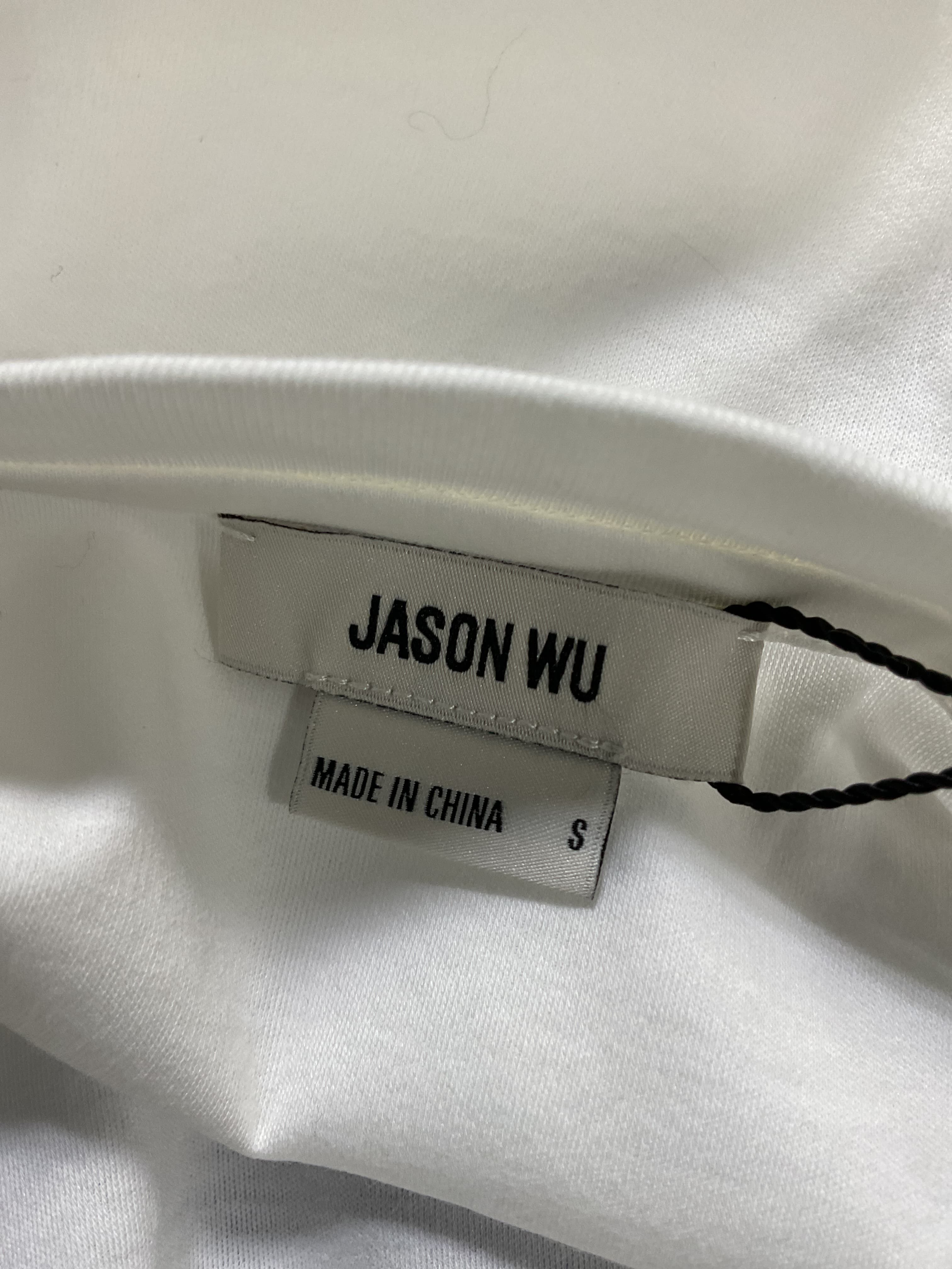 Jason Wu Eyelet Puff-Sleeve T-Shirt - Image 4