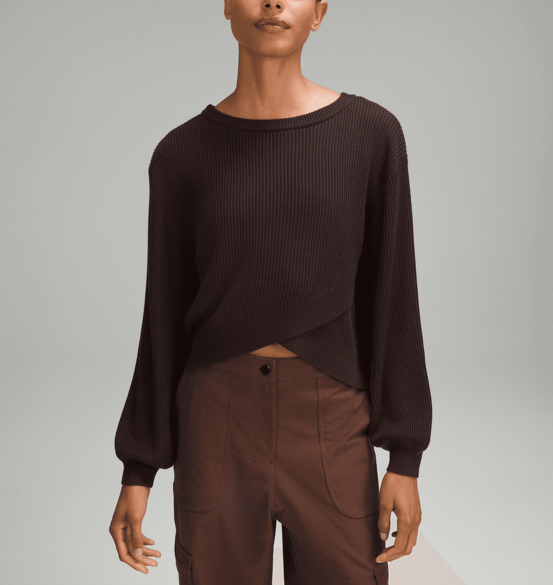 Reversible Crossover Sweater - Image 1