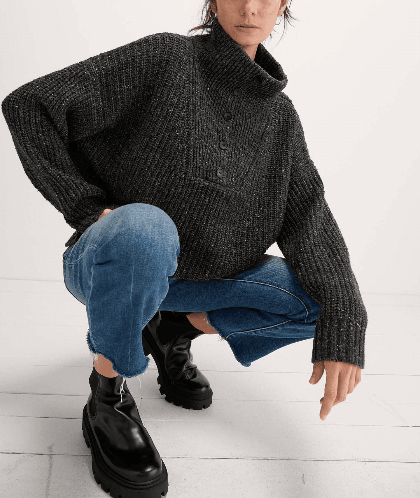 The Tweed Jo Sweater - Image 1