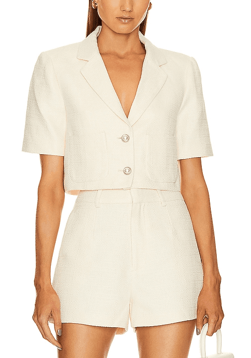Siarah Jacket In Cream - Image 1