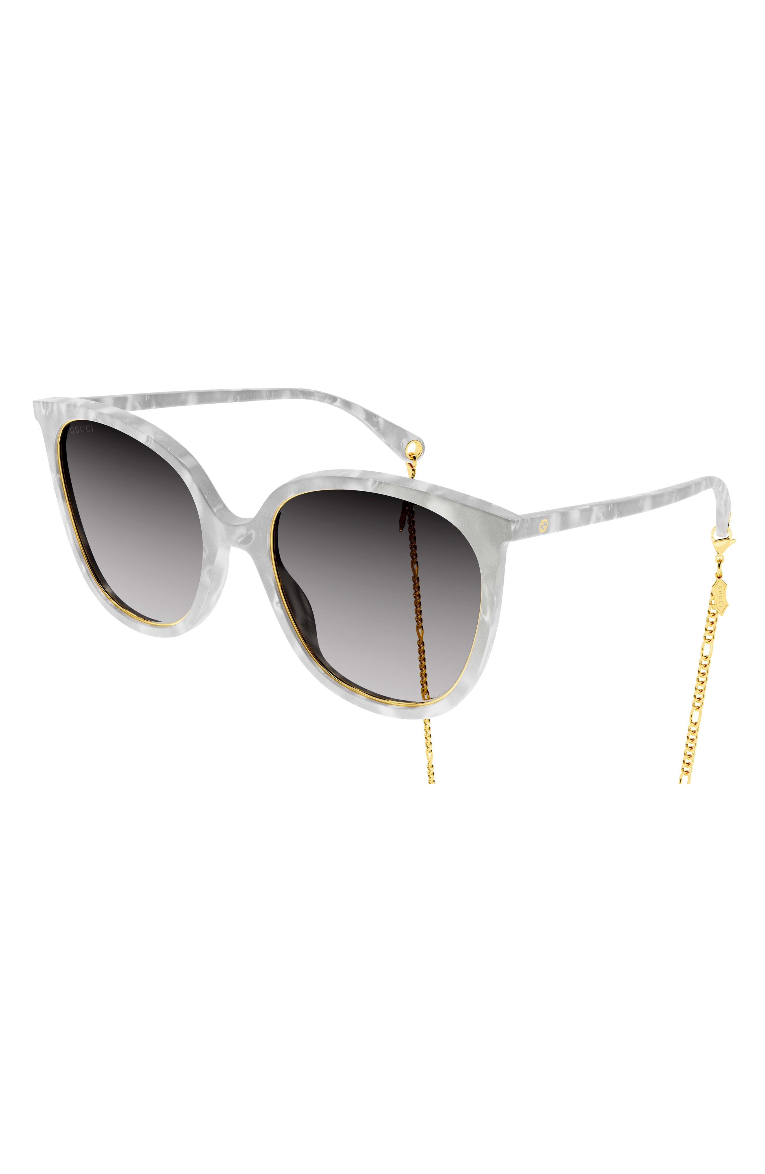 56mm Round Blue & Beyond Chain Sunglasses - Image 1