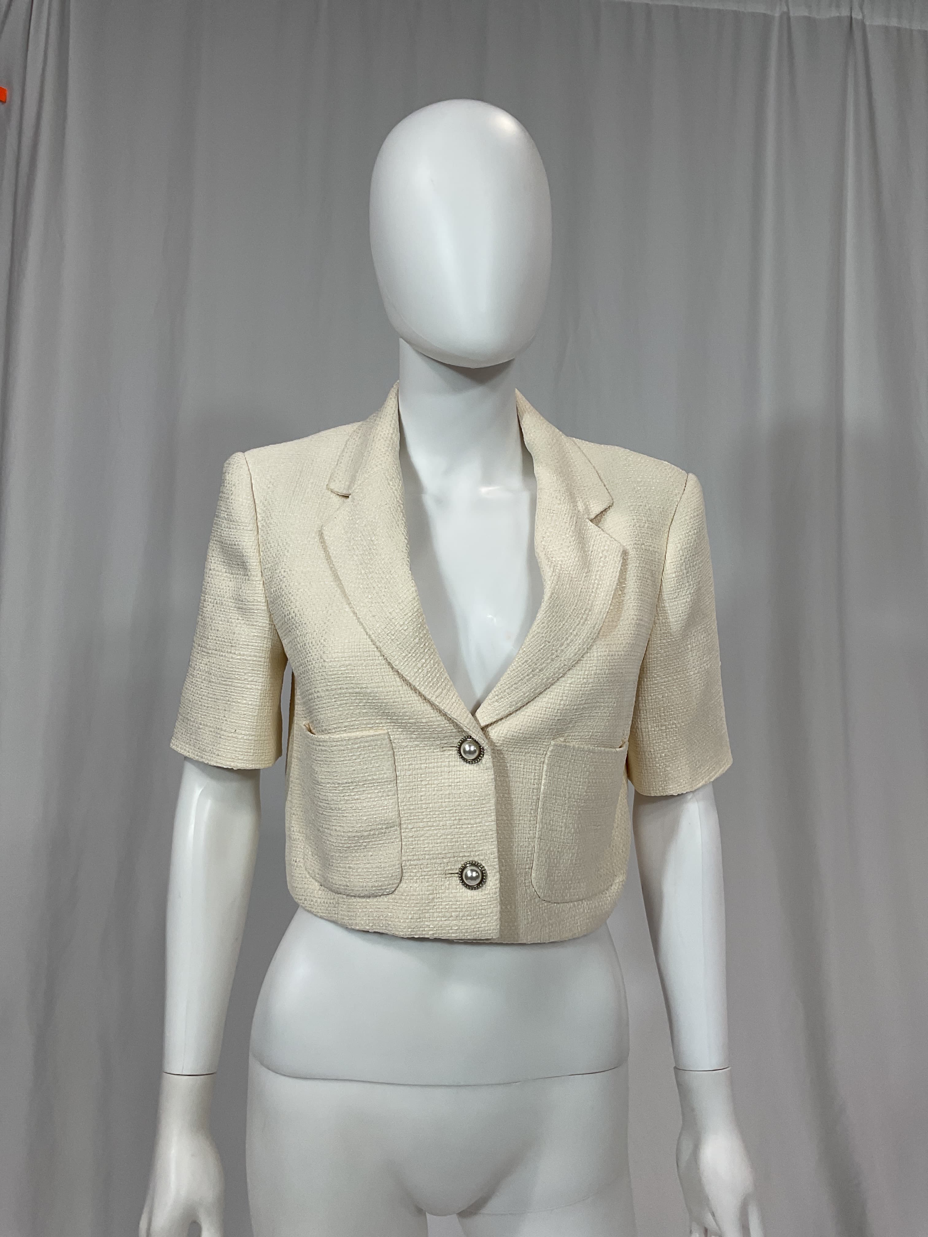 Siarah Jacket In Cream - Image 3