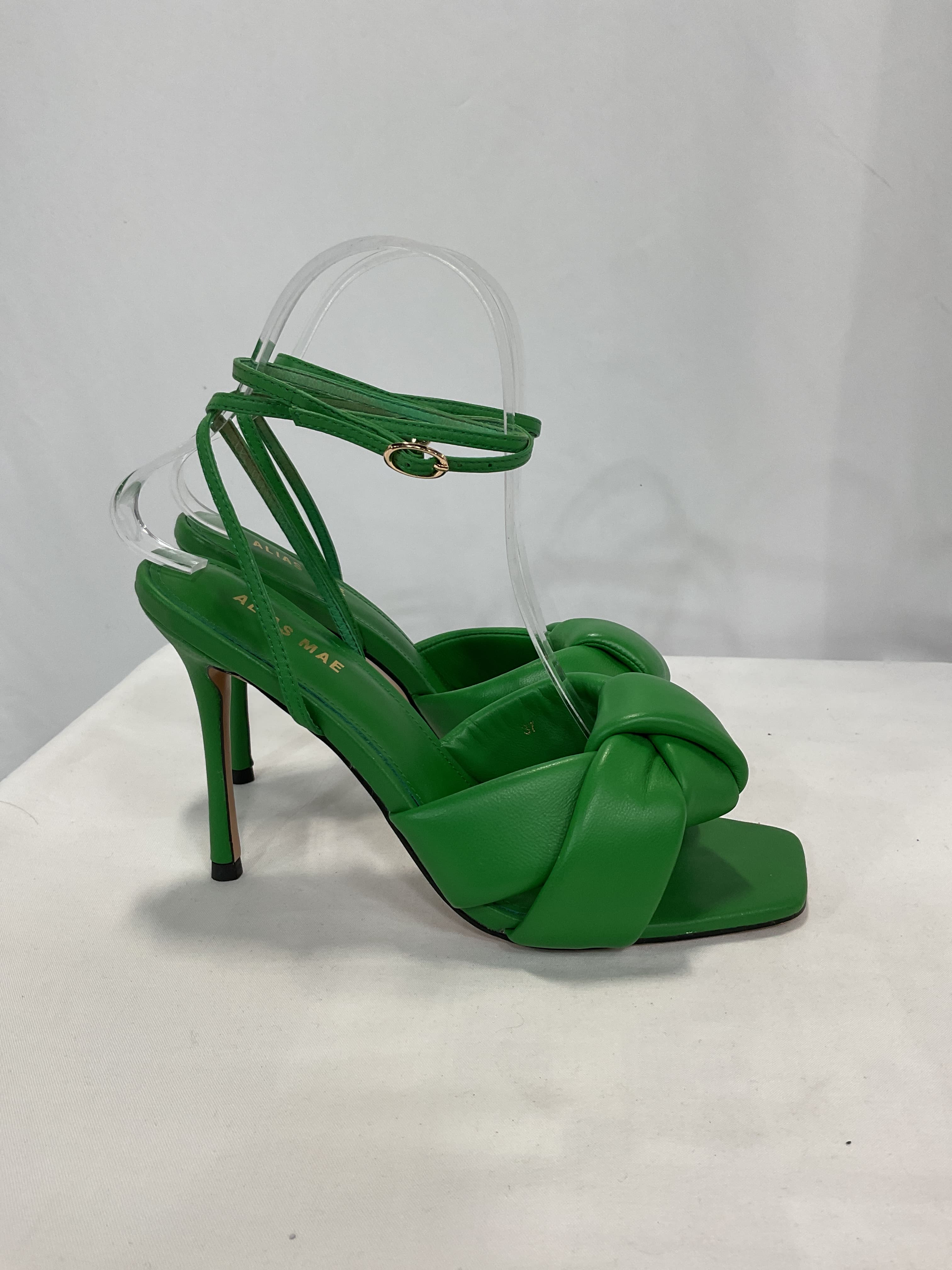 Milla Sandal In Highlighter Green - Image 2