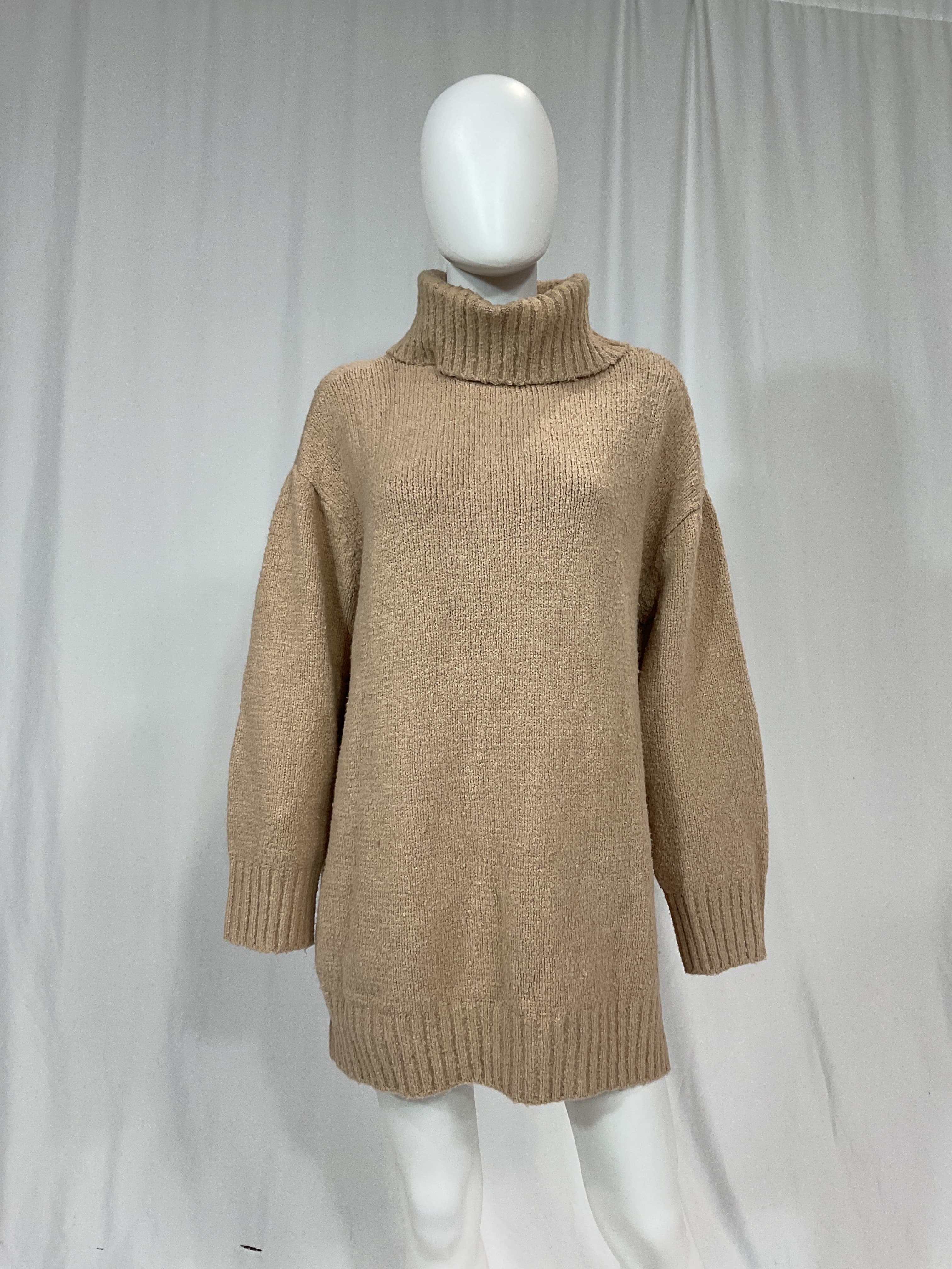 Ameya Sweater Dress In Light Beige - Image 2