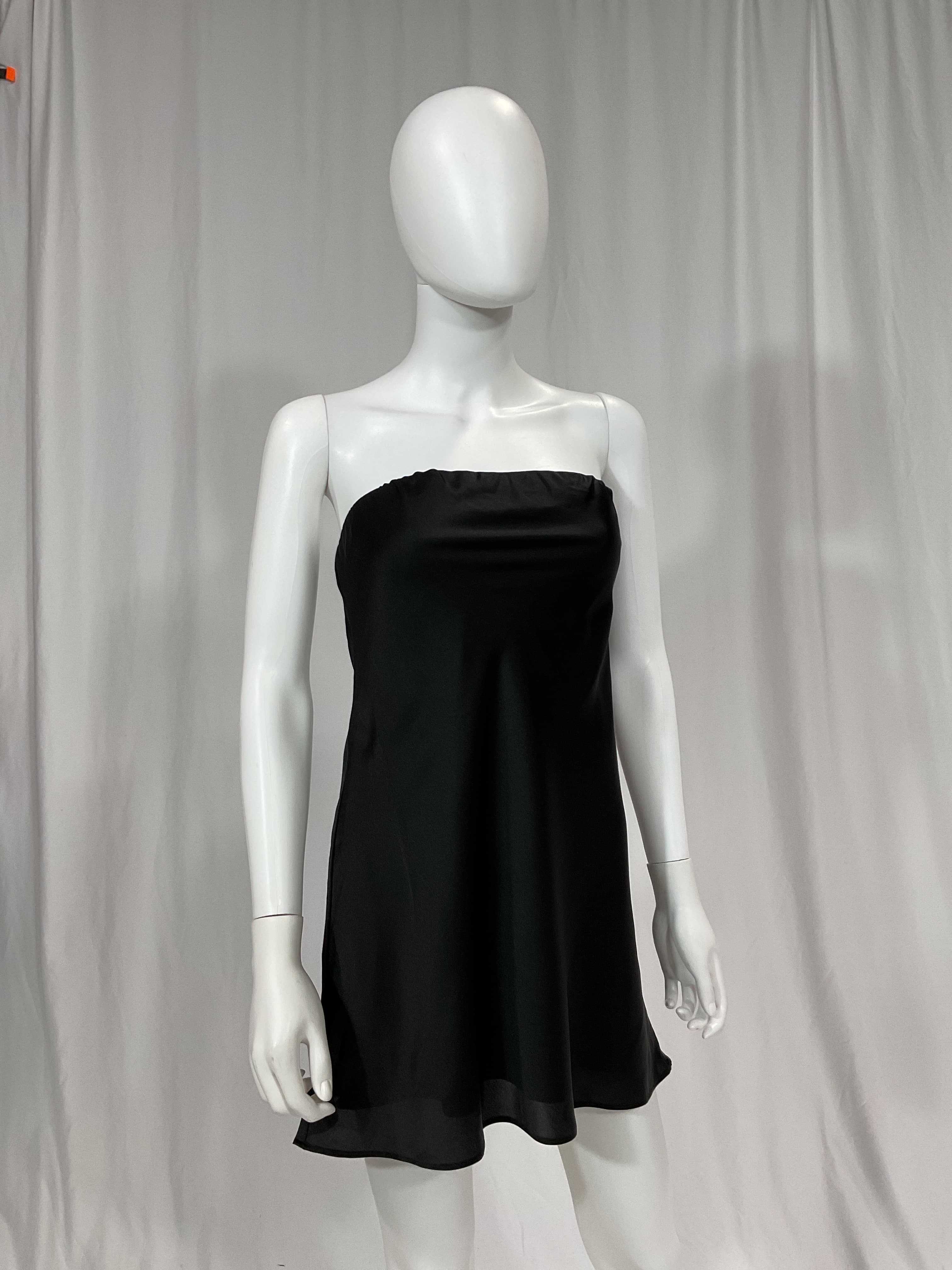 Taylor Tube Mini Dress In Black - Image 2