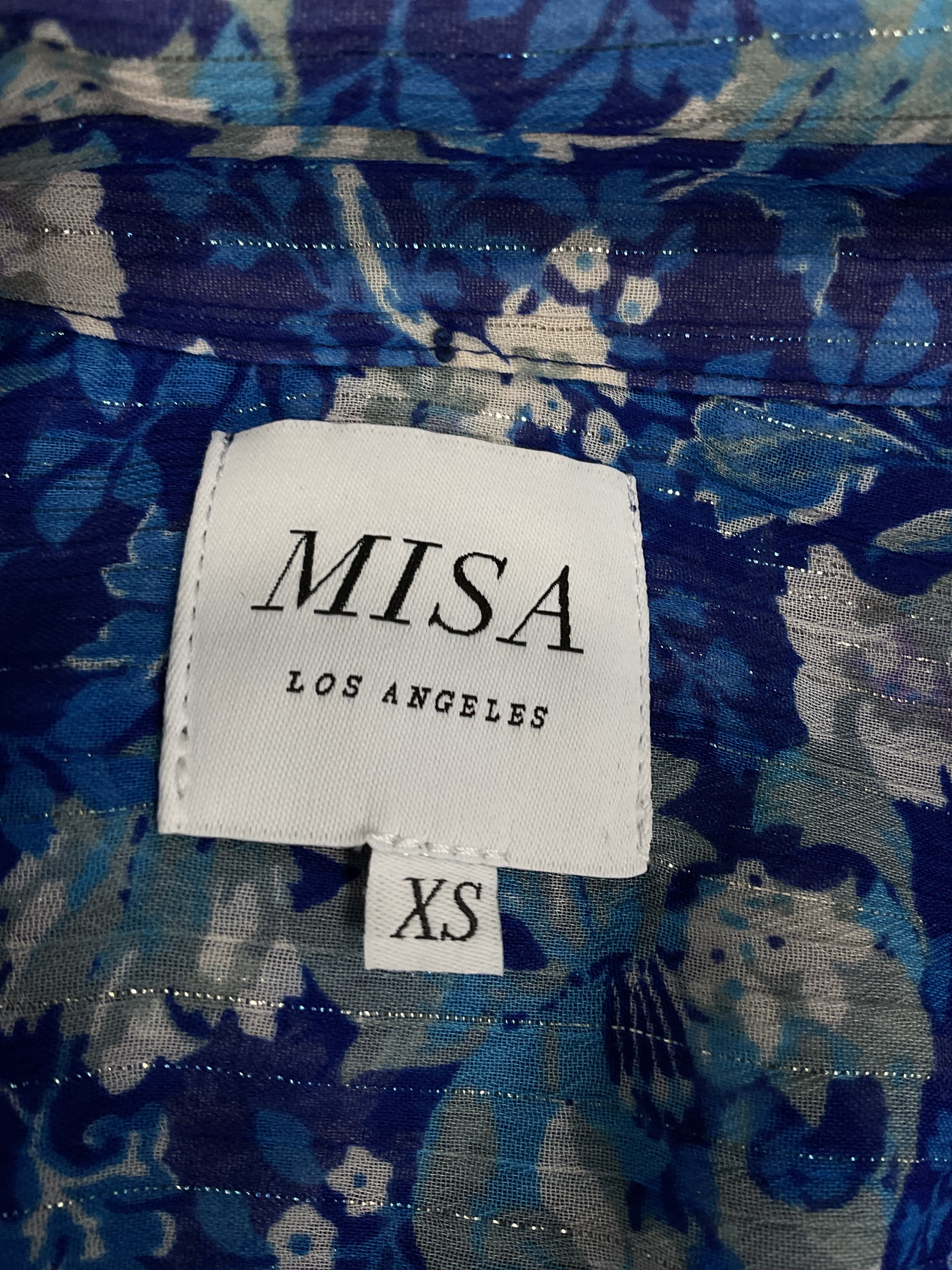 Viola Dress In Lapis Ombre - Image 4
