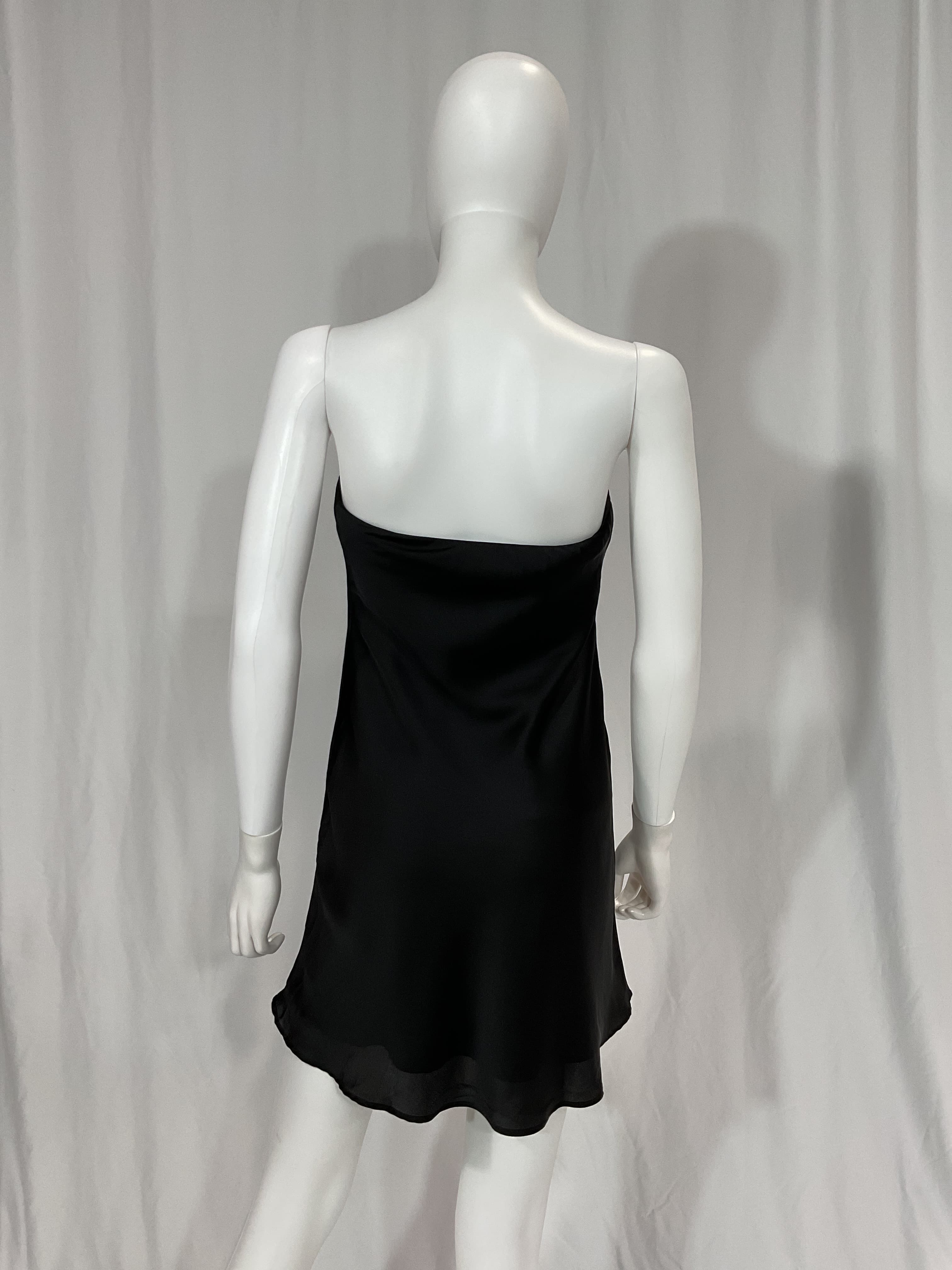 Taylor Tube Mini Dress In Black - Image 3