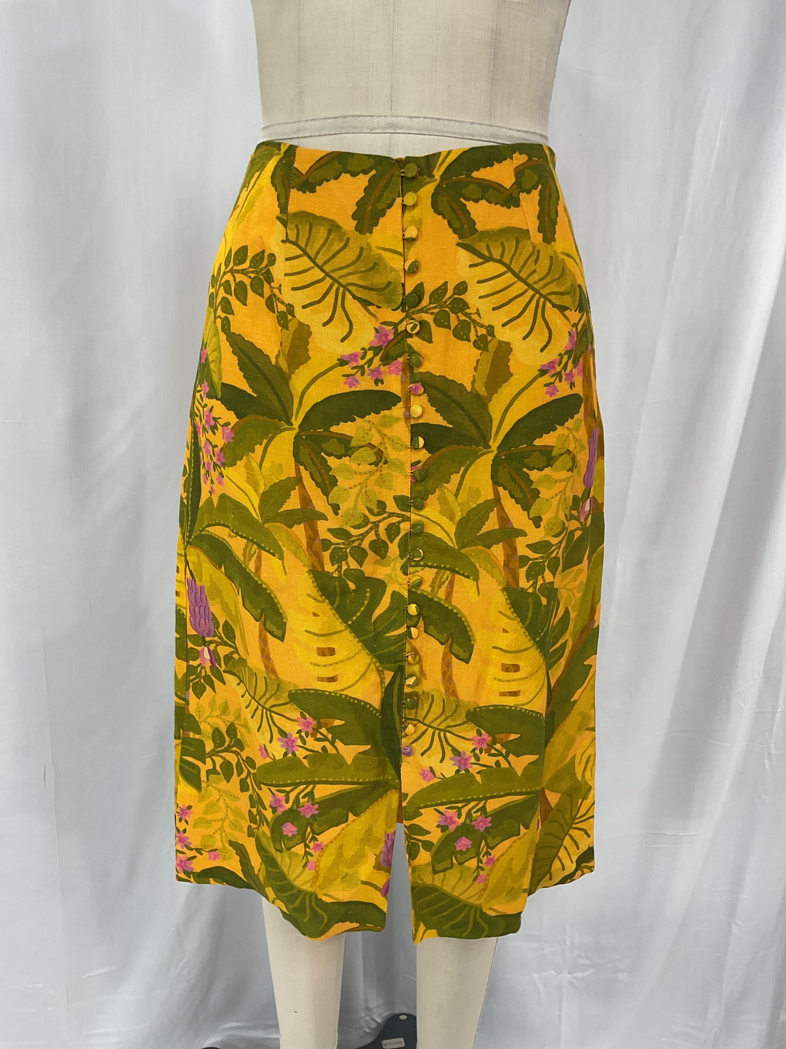 Banana Leaf Midi Skirt - Image 3