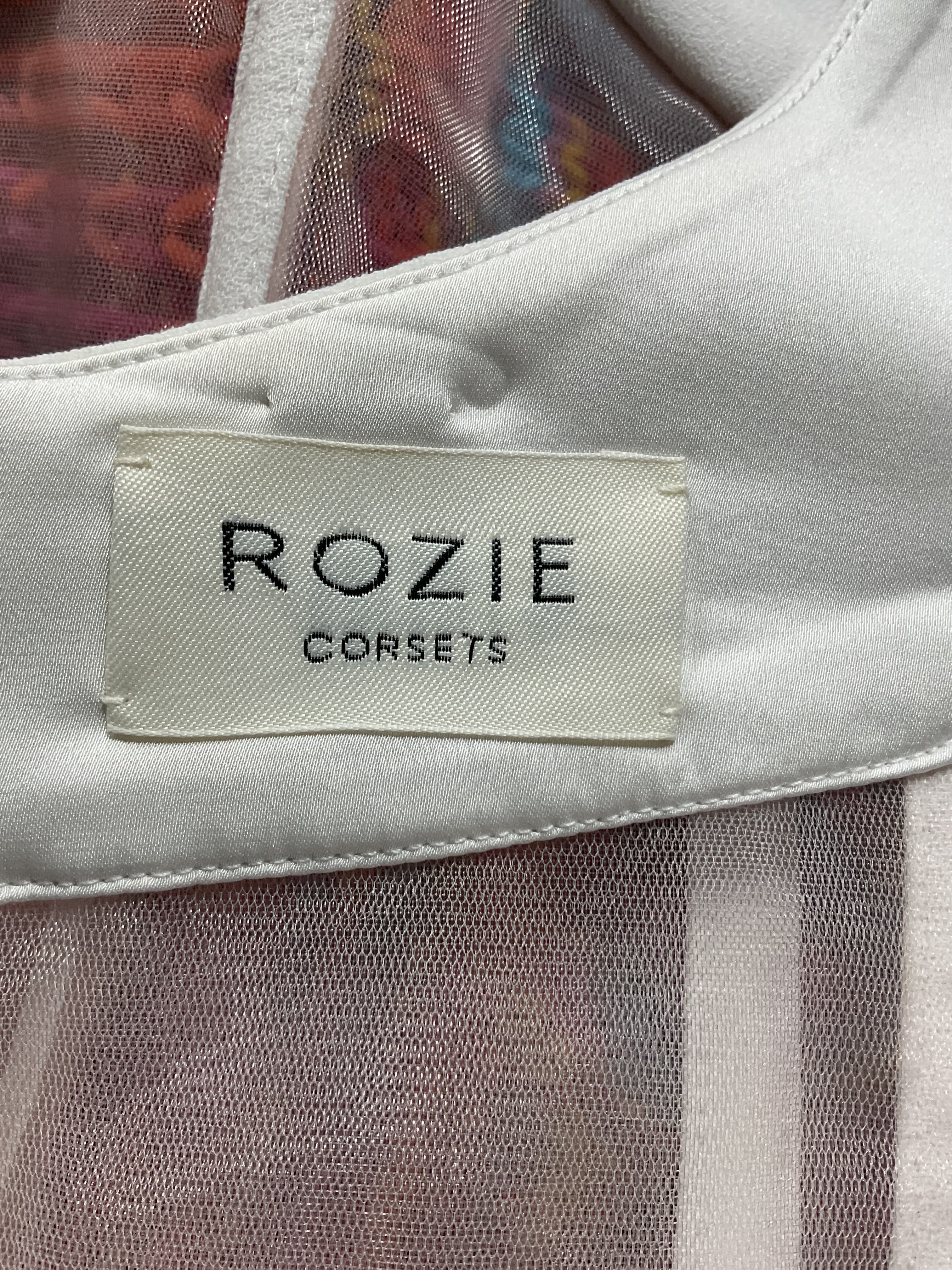 Tulle-Trimmed Crepe Corset Top - Image 4