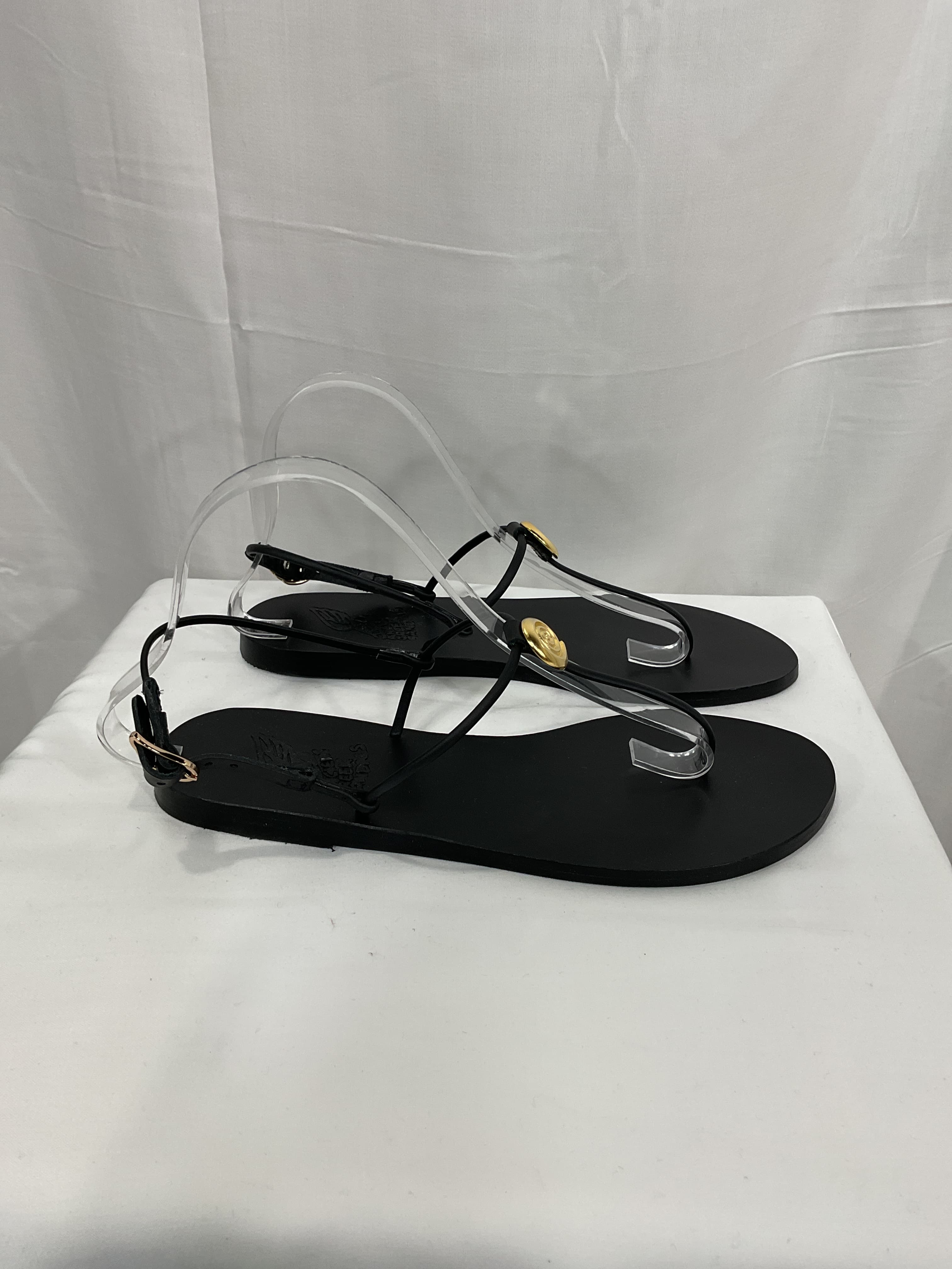 Dimitra Embellished Leather Sandals - Image 2