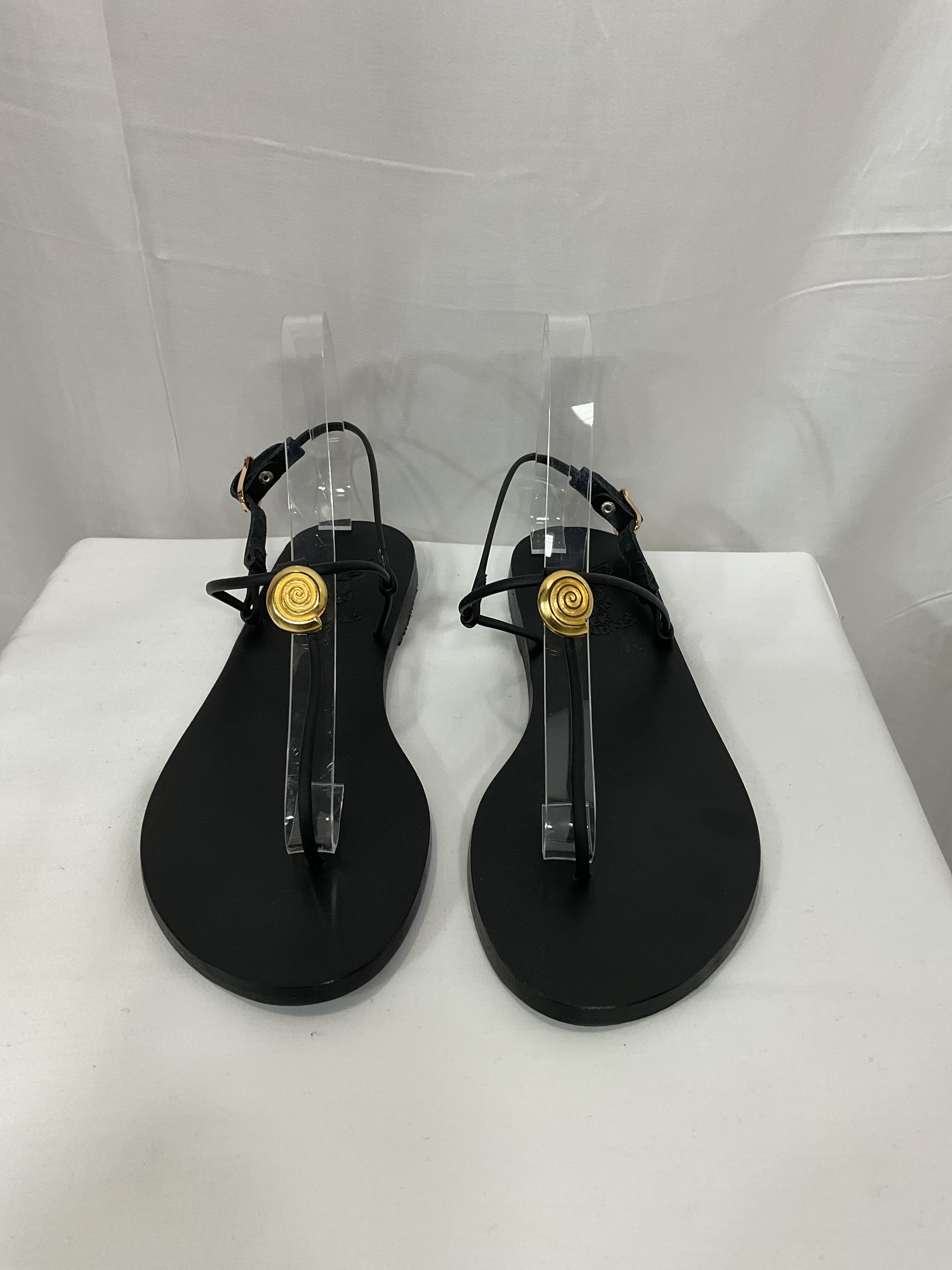 Dimitra Embellished Leather Sandals - Image 2