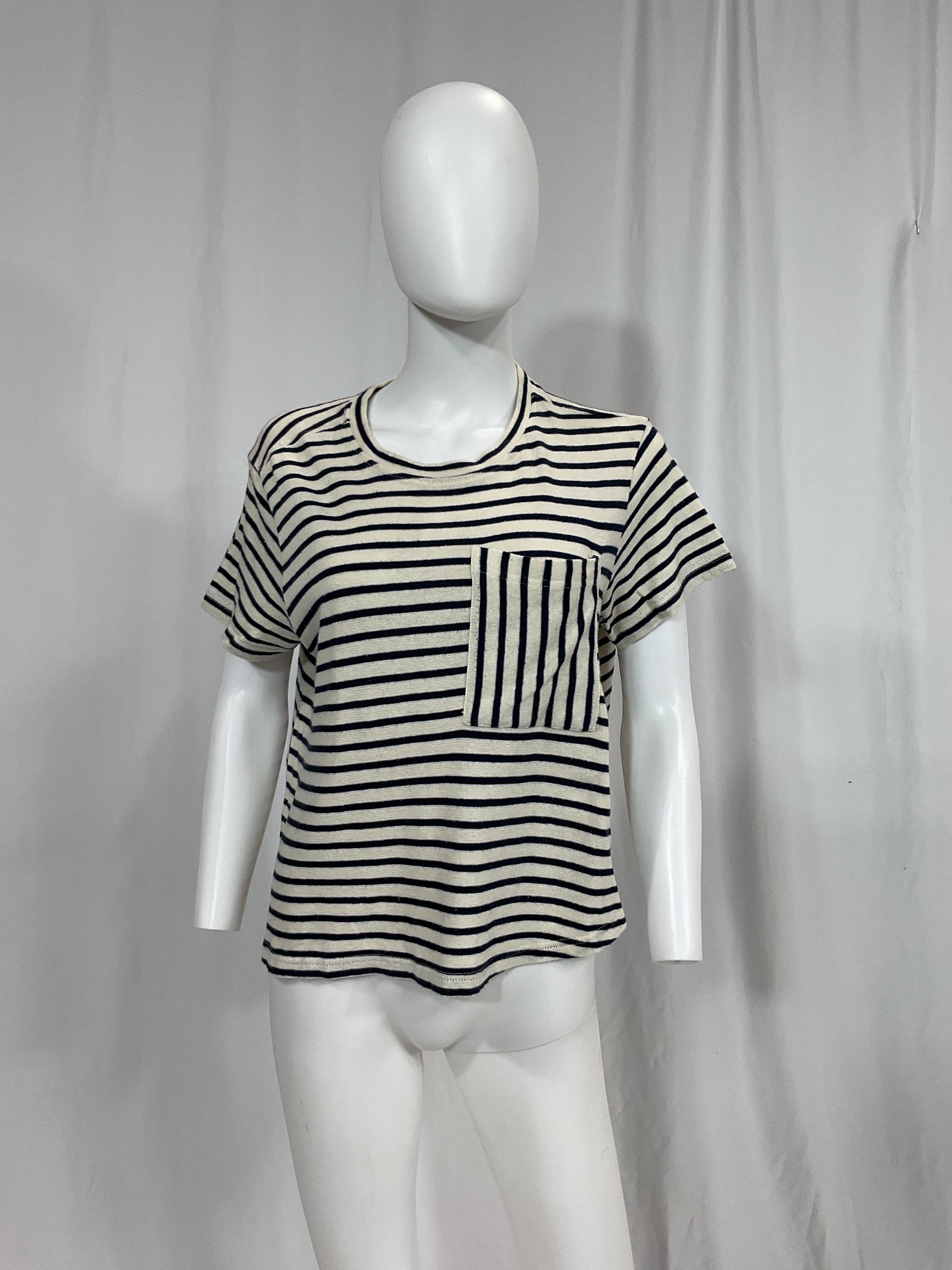 Easy Stripe Pocket T-Shirt - Image 2