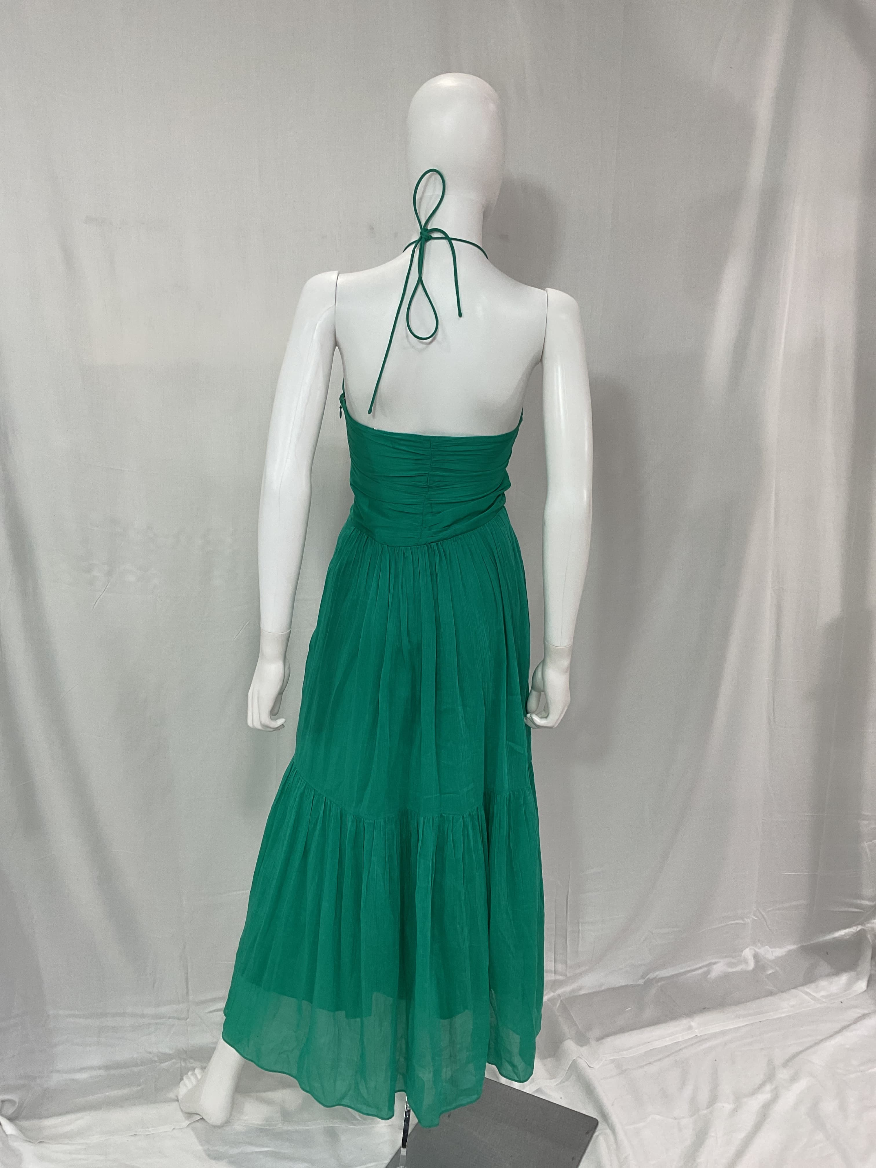 Birona Halterneck Cotton-Blend Dress - Image 2