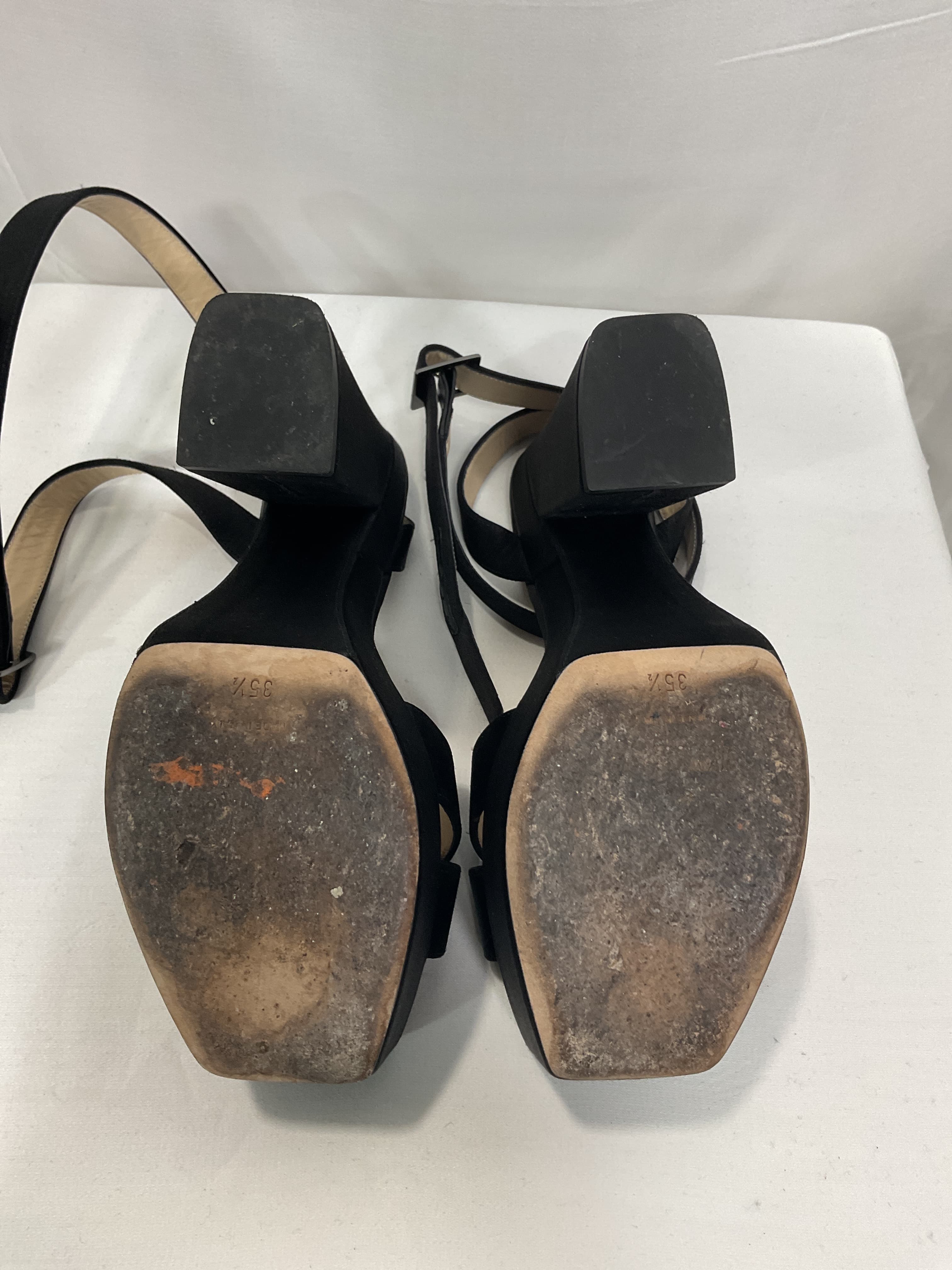 Gaia Satin Platform Sandals - Image 2