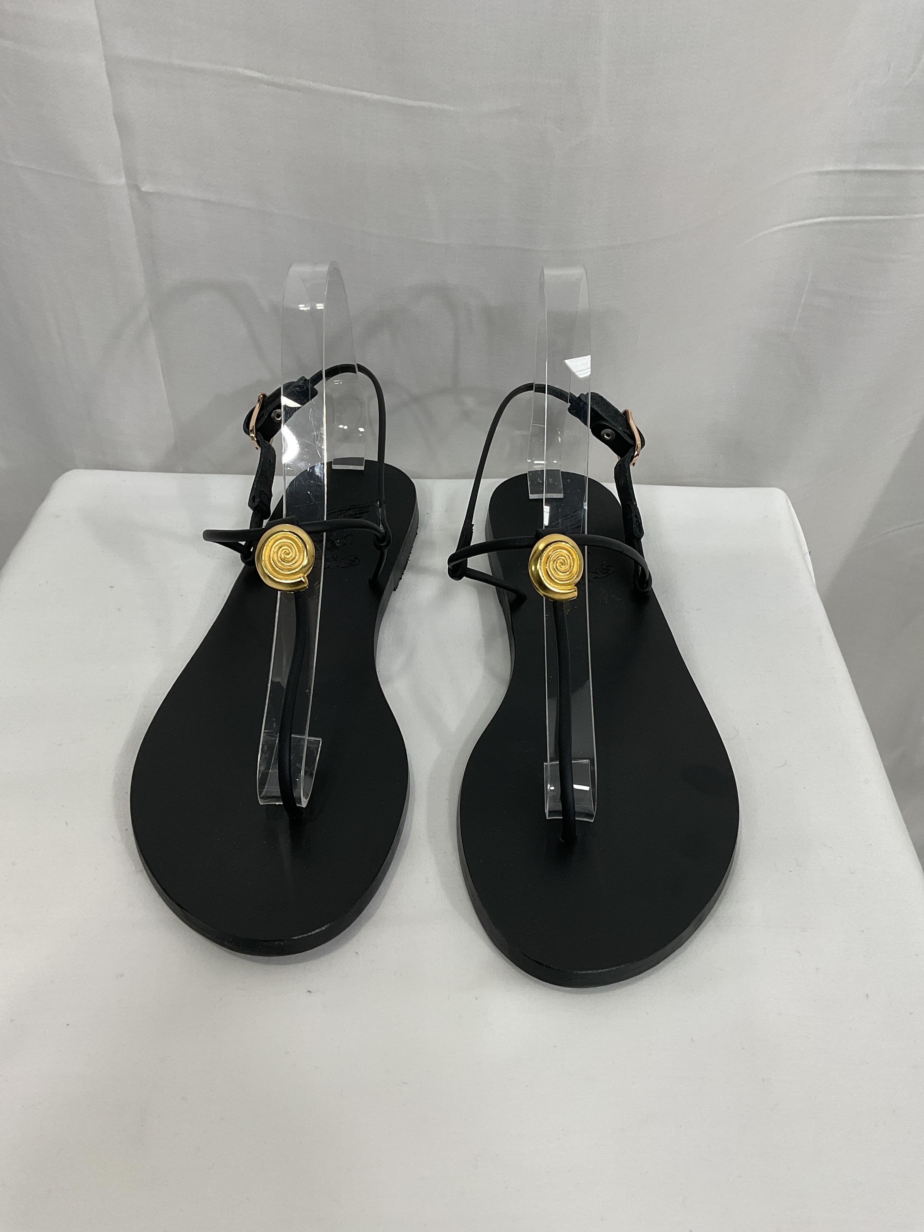 Dimitra Embellished Leather Sandals - Image 4