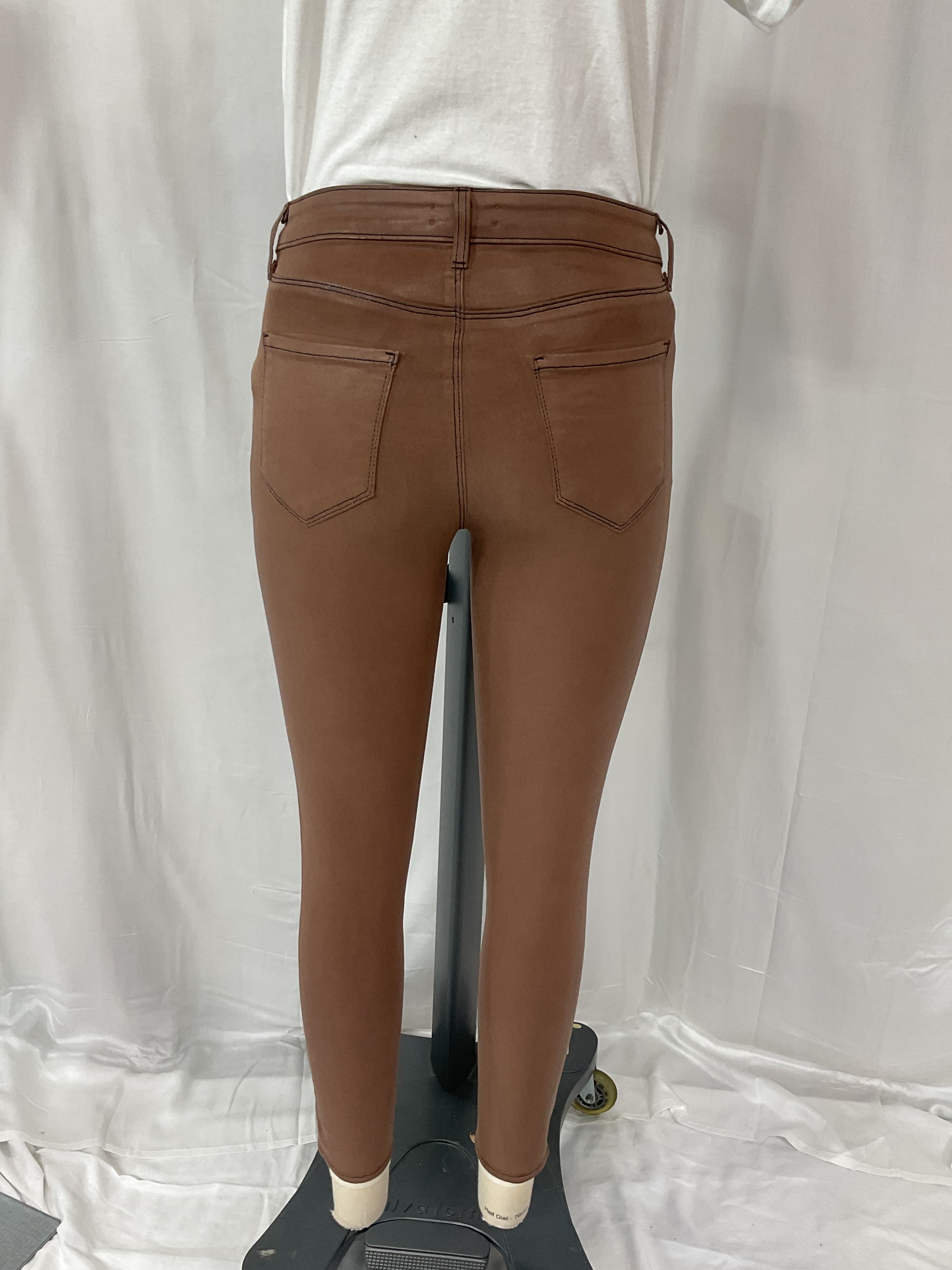 Margot Metallic Coated Crop Skinny Jeans - Image 2