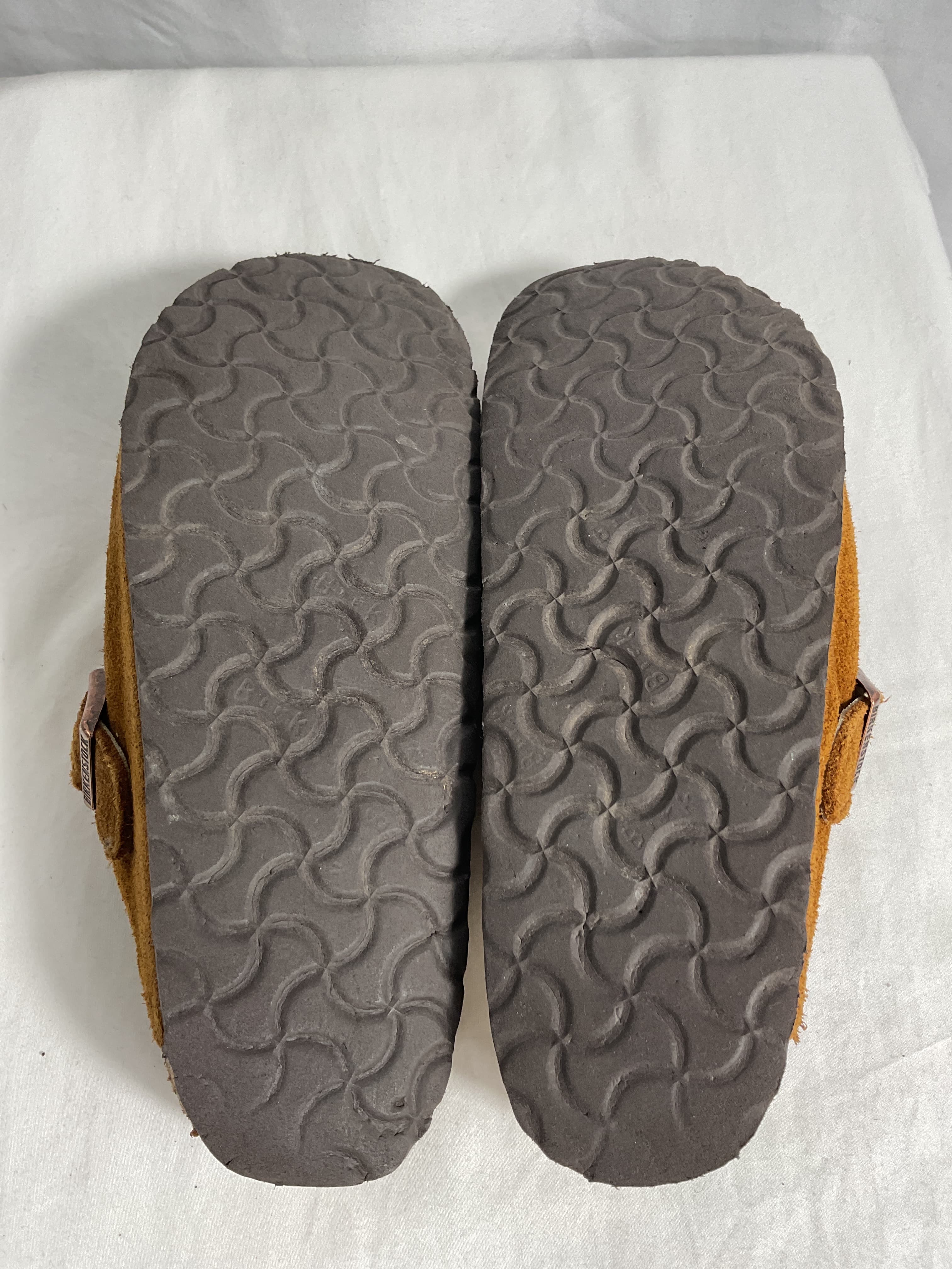 Birkenstock Suede Boston Clogs - Image 4