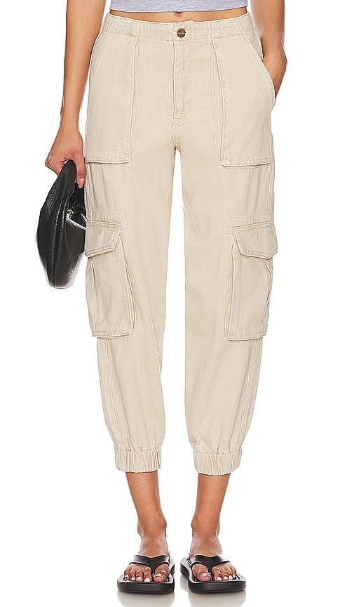 Frieda Denim Trouser In Natural - Image 1