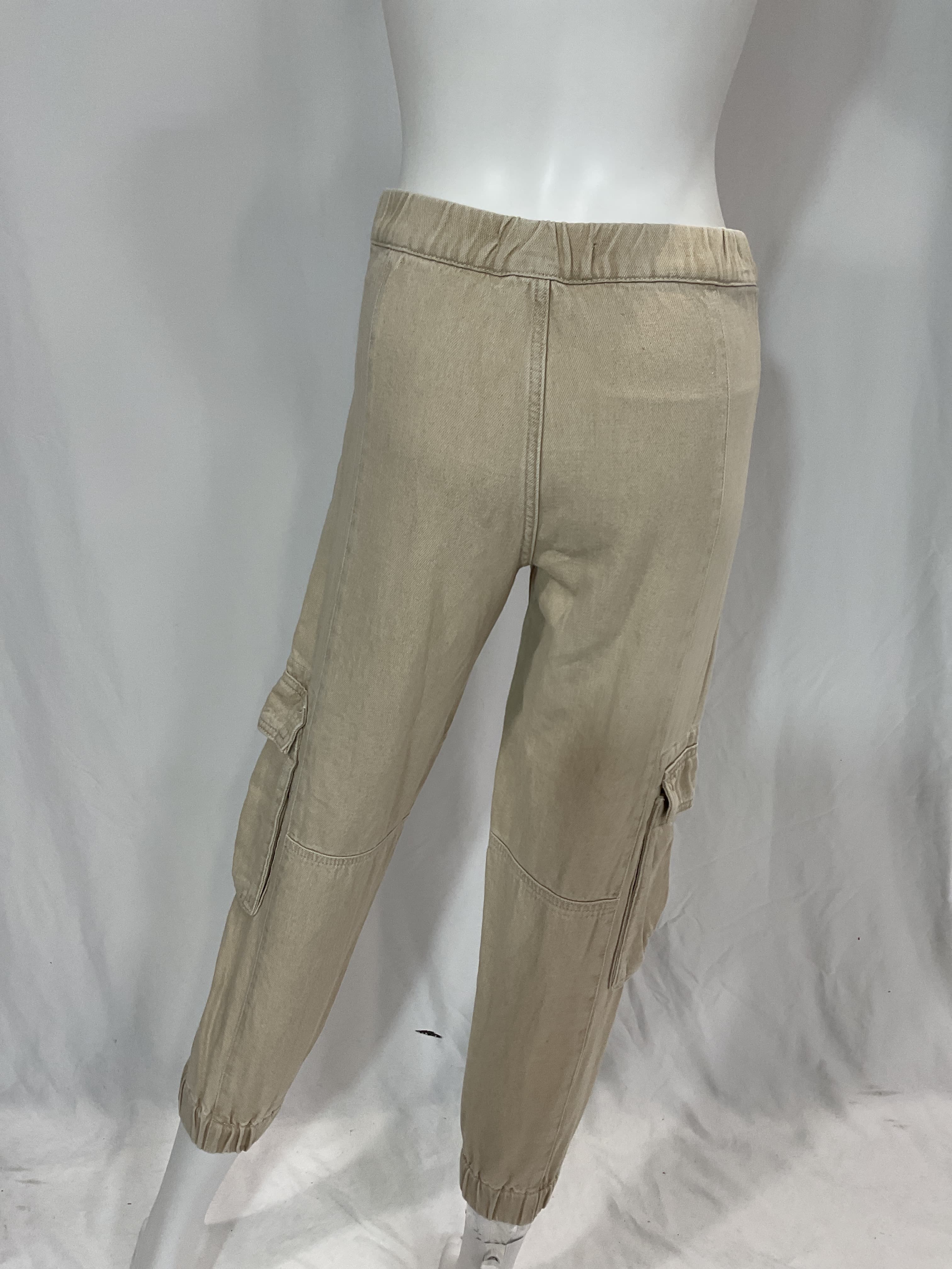 Frieda Denim Trouser In Natural - Image 2
