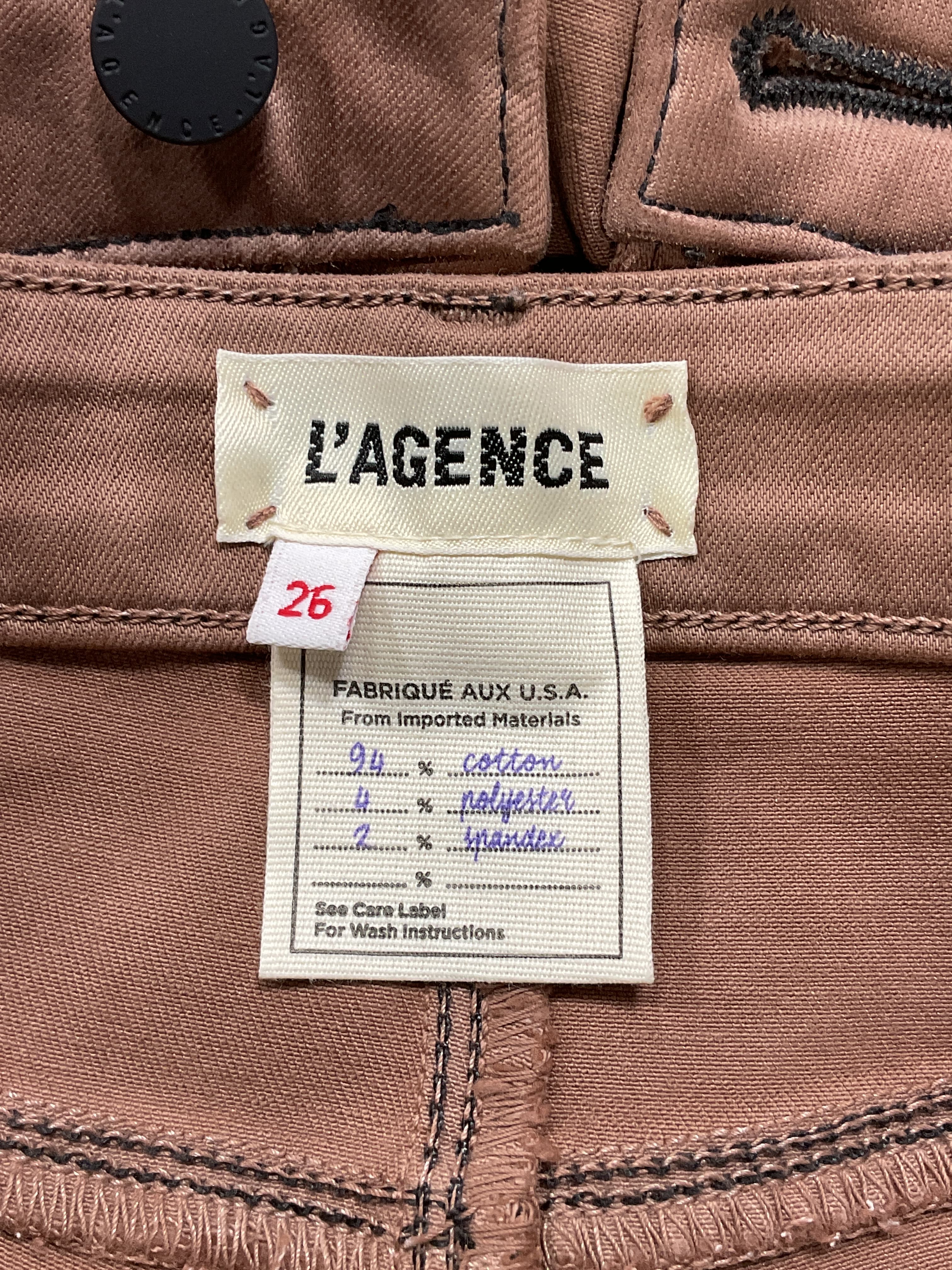 Margot Metallic Coated Crop Skinny Jeans - Image 4