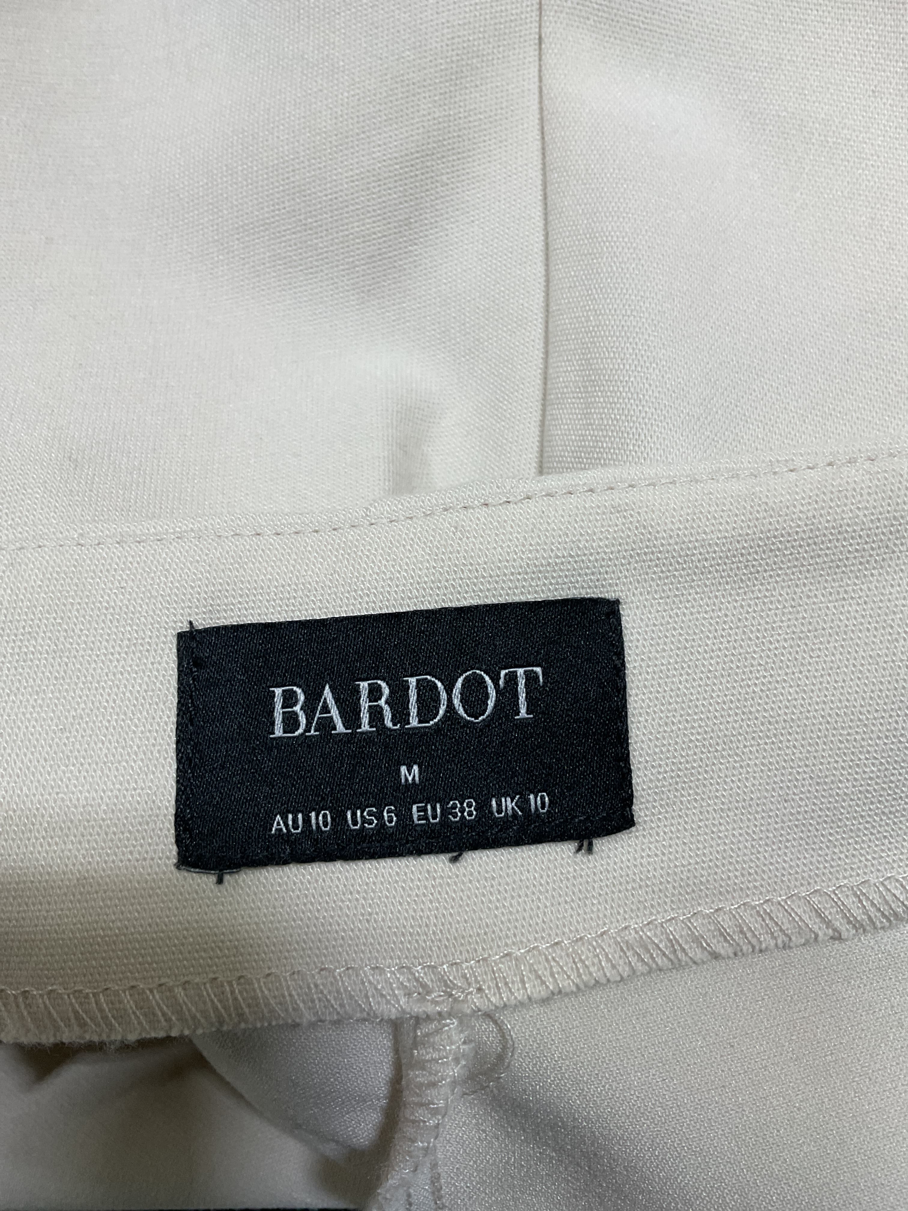 Anna High Waist Pant In Beige - Image 4