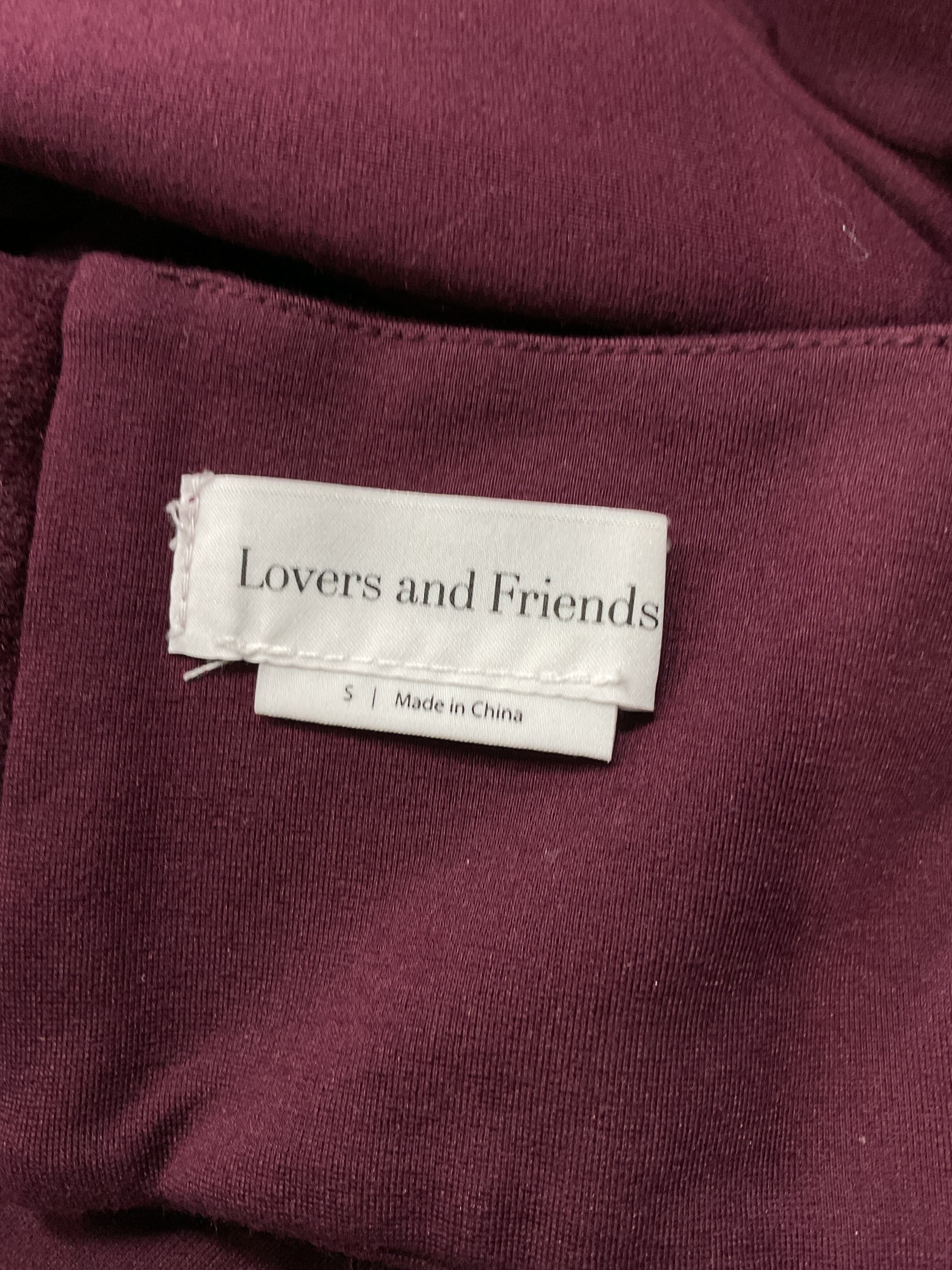 Tanya Jumpsuit In Midnight Burgundy - Image 3