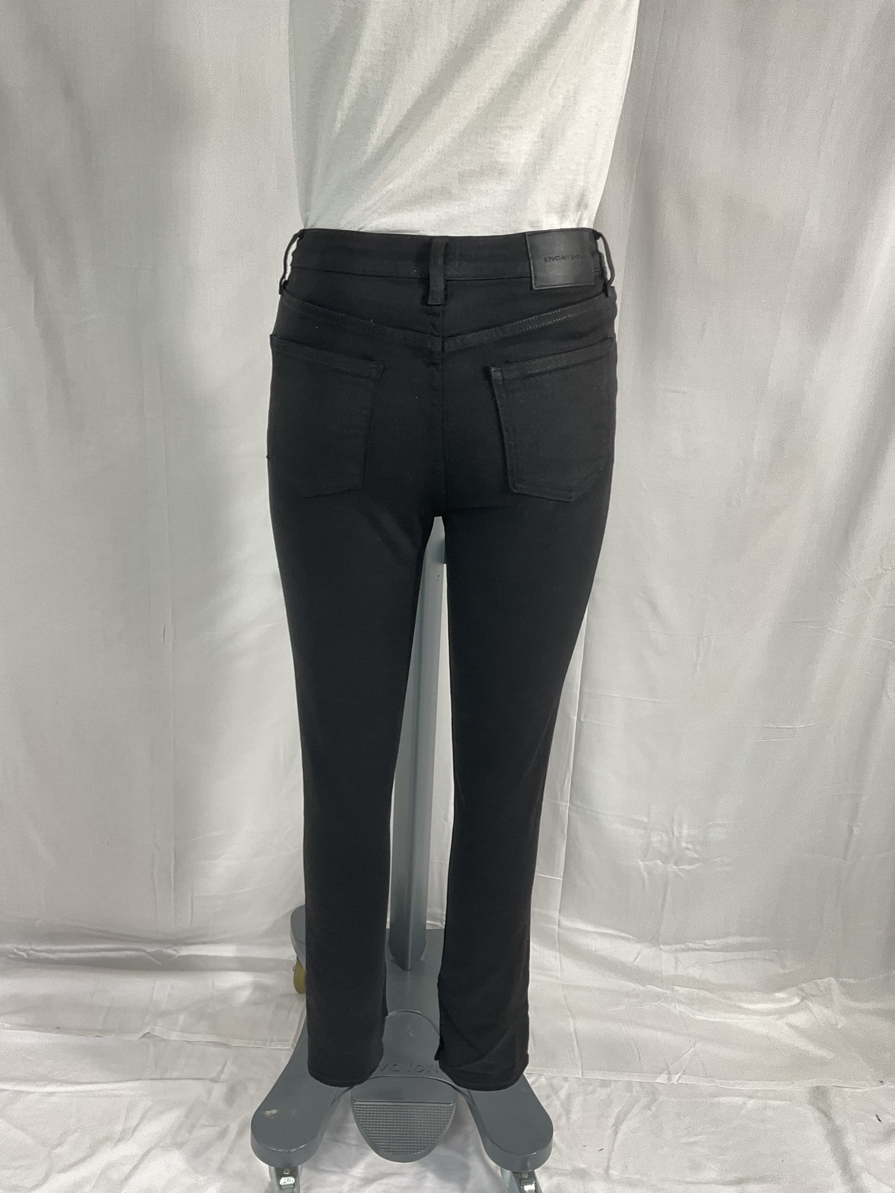 Rae High Rise Ankle Skinny In Coated Black - Image 4