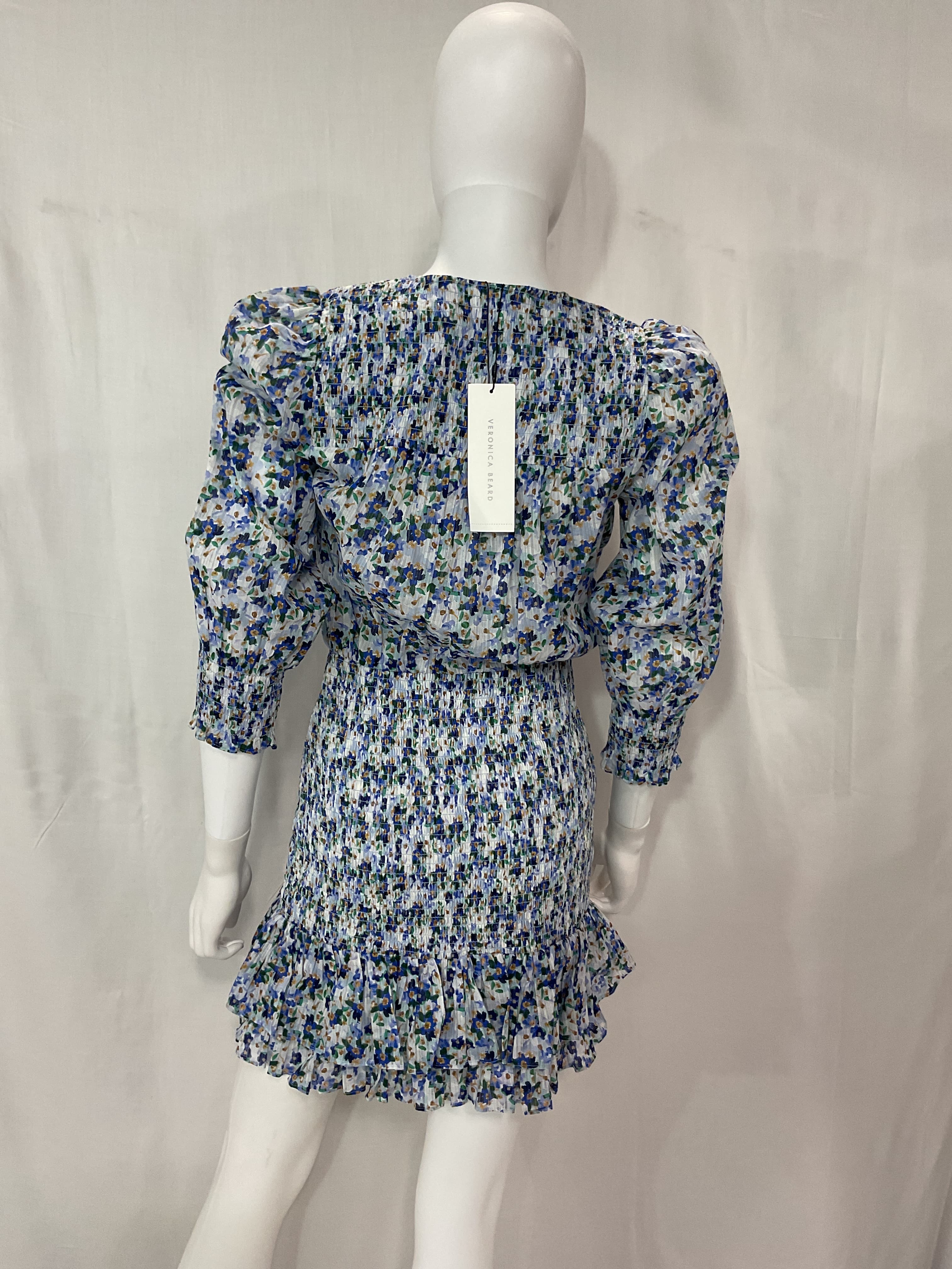 Darrah Dress In Cobalt Multi - Image 2