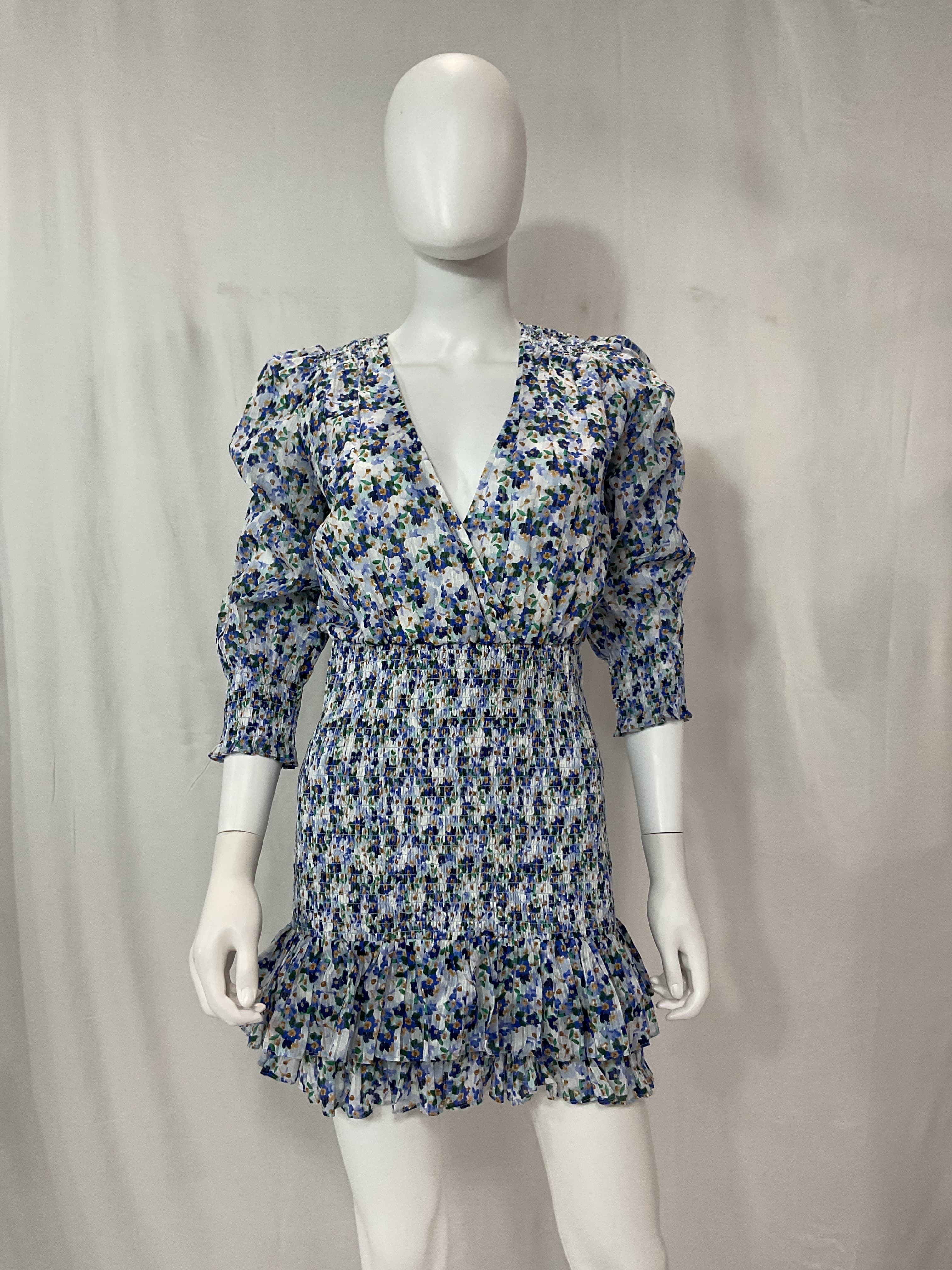 Darrah Dress In Cobalt Multi - Image 4