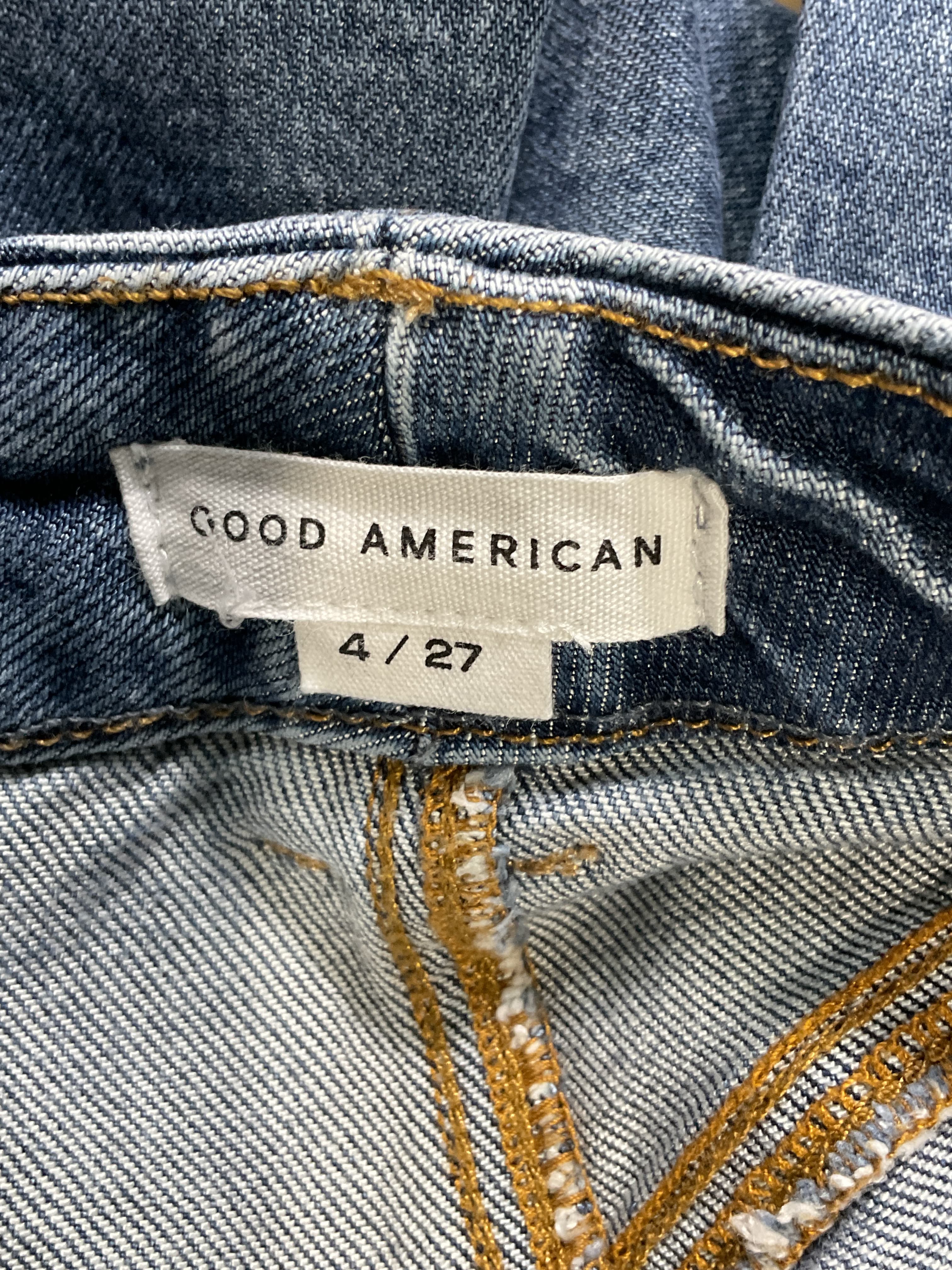Good Legs Flare Deep V Yoke Jeans - Image 4