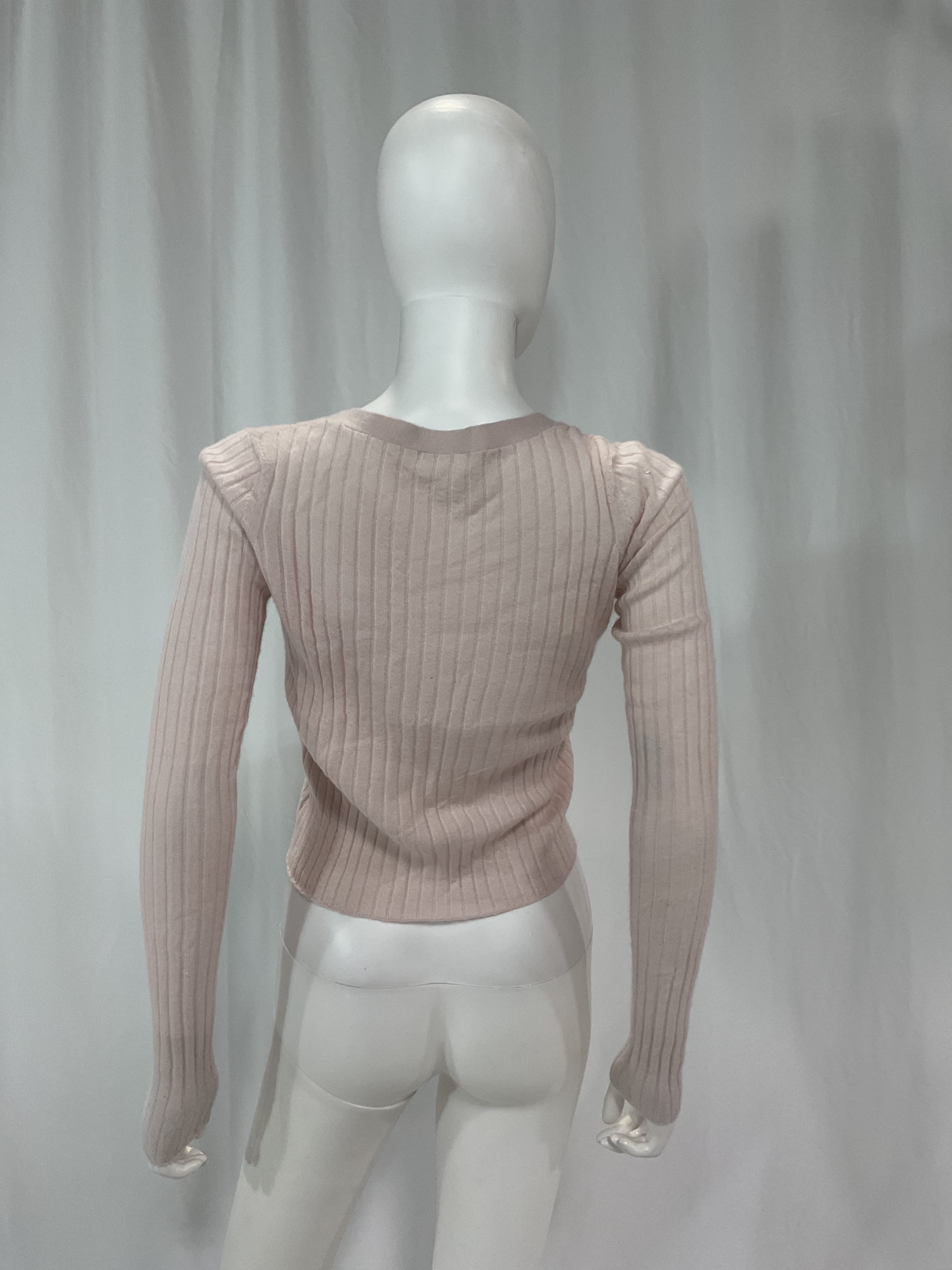 Sablynliliana V-Neck Cardigan In Mallow - Image 2