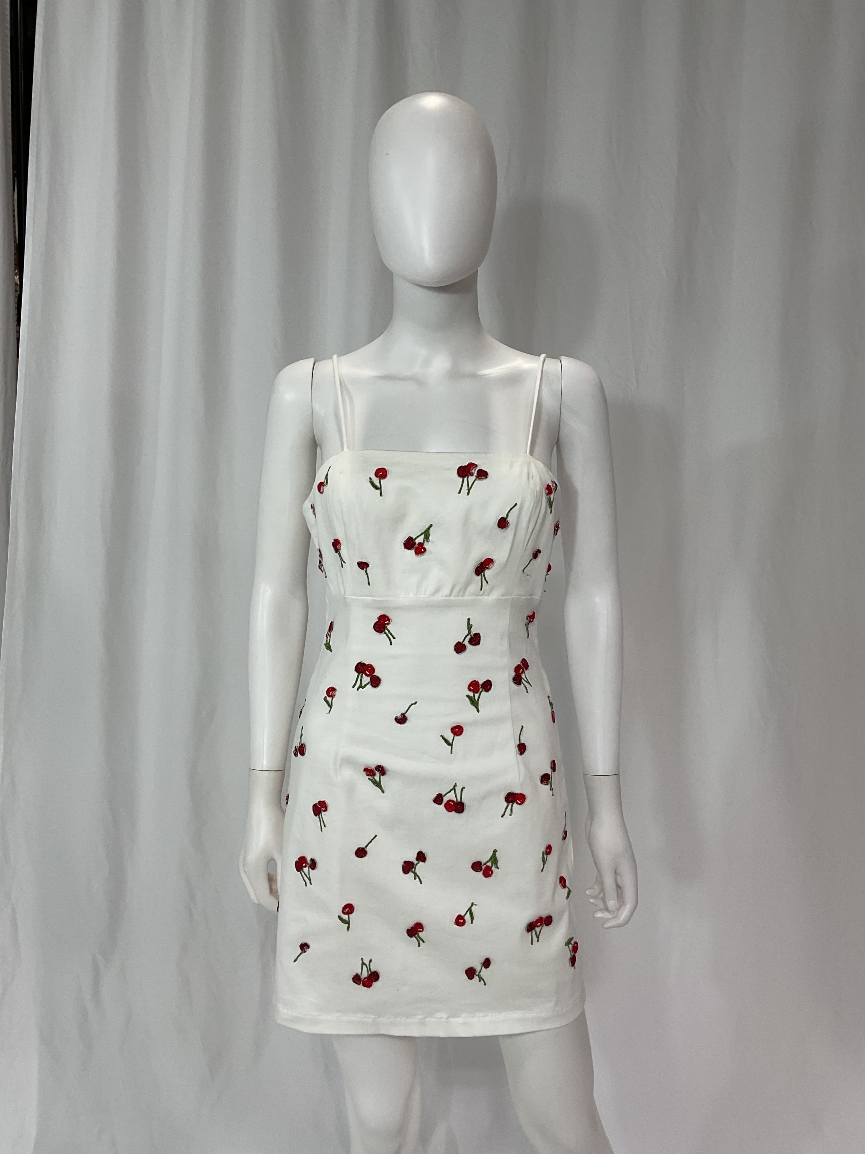 The Brynne 3-D Spaghetti-Strap Dress - Image 3