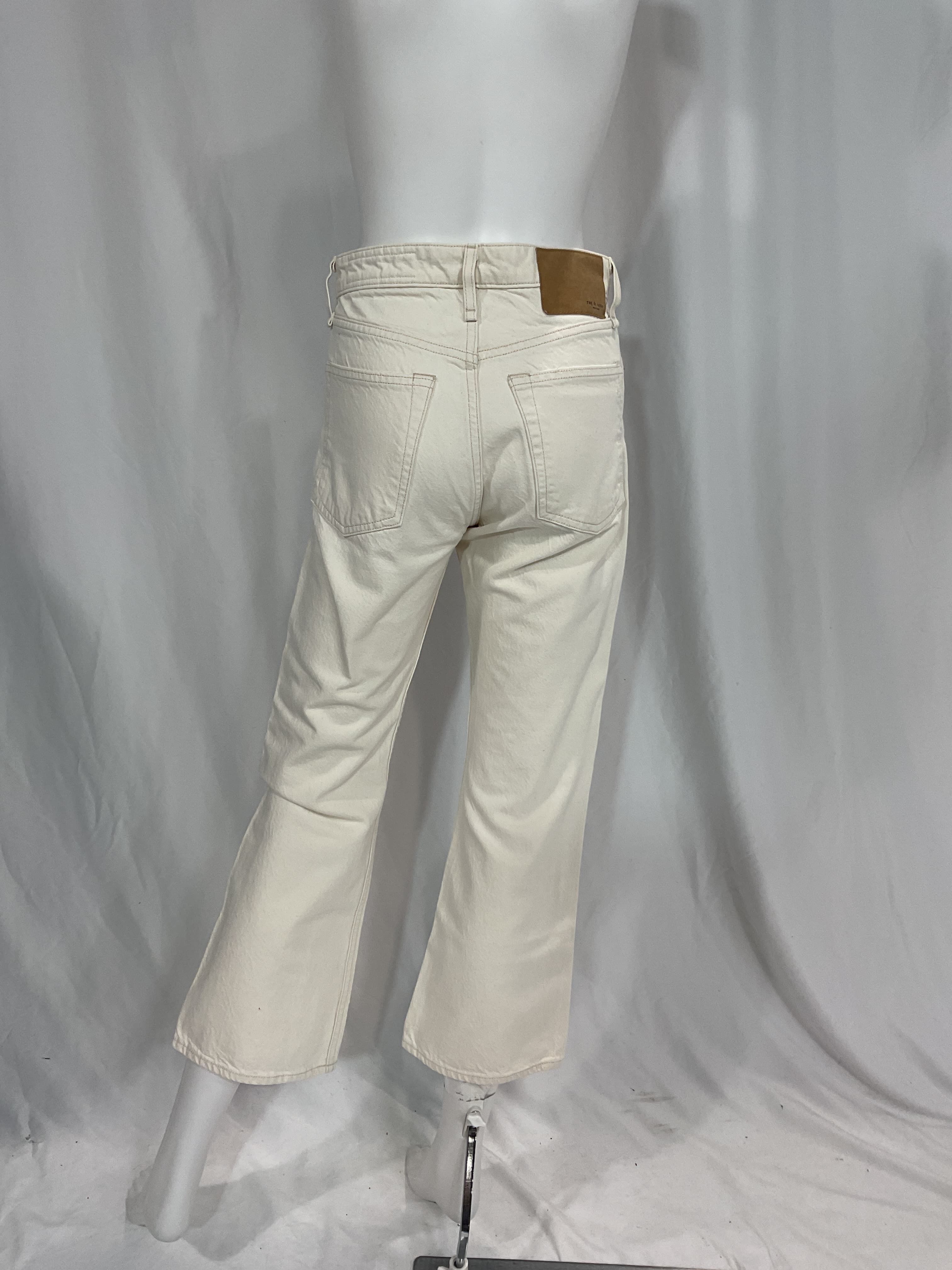 Maya High Waist Crop Flare Jeans - Image 2