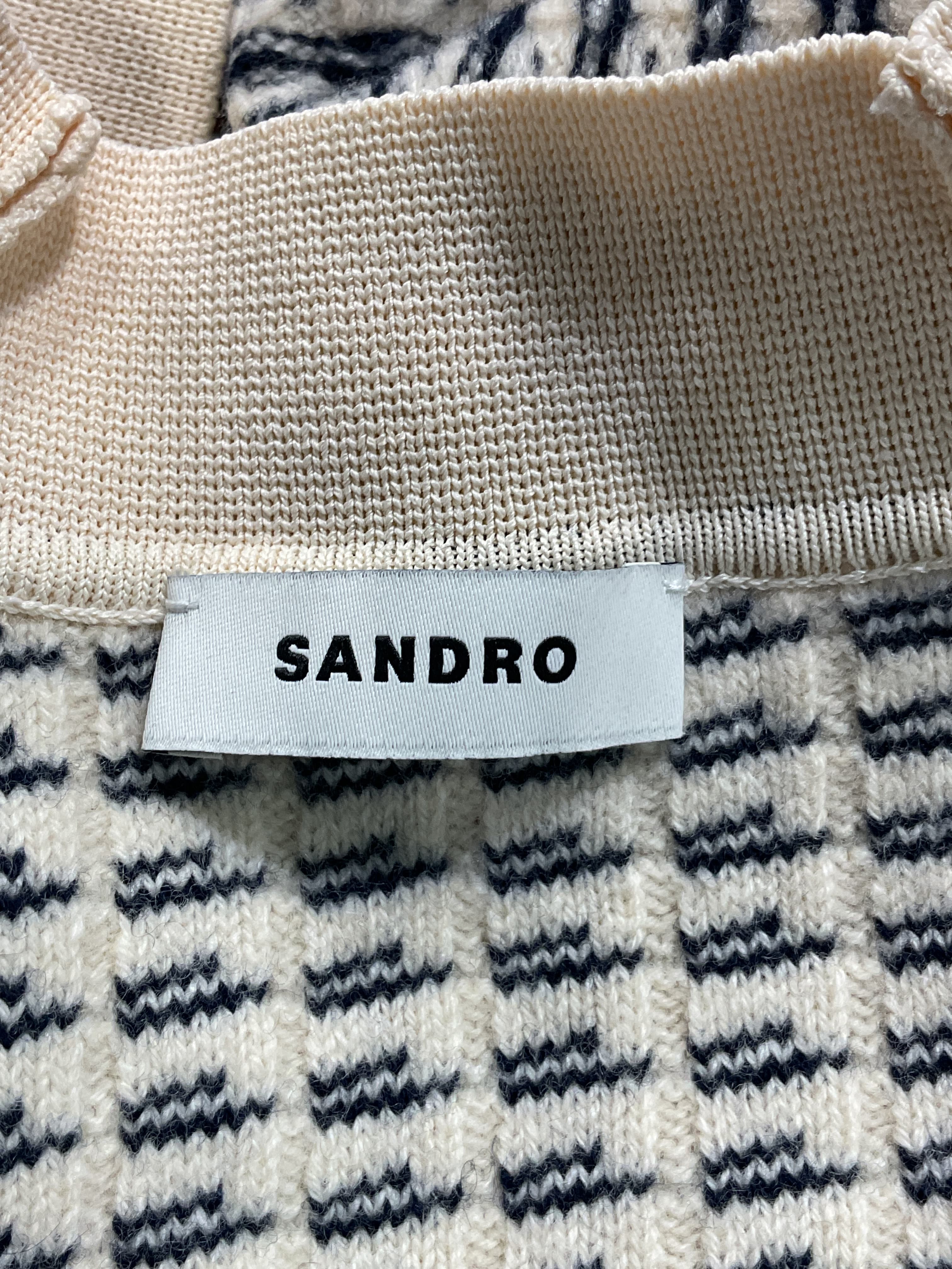 Stripe Wool & Cashmere Cardigan - Image 3