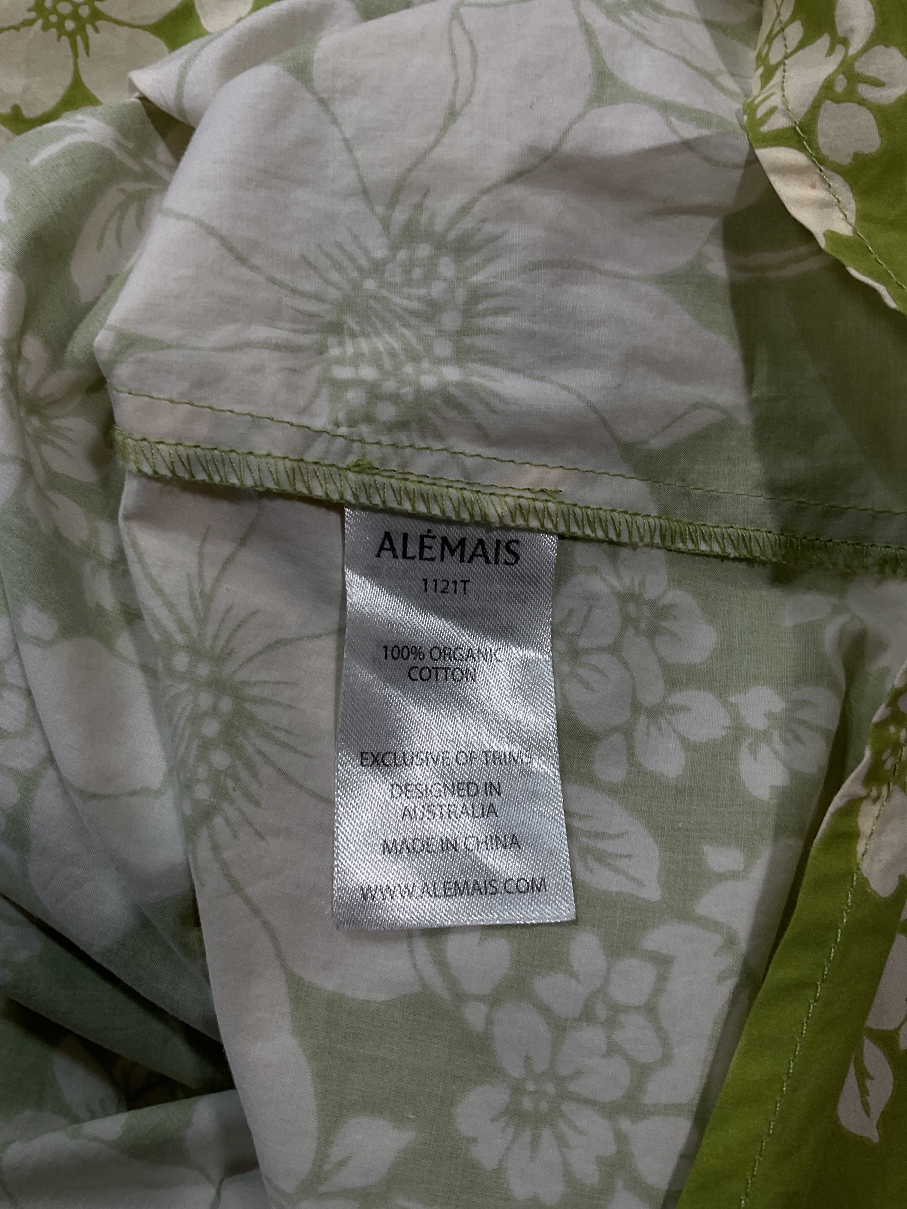 Leisa Floral Off The Shoulder Organic Cotton Blouse - Image 4
