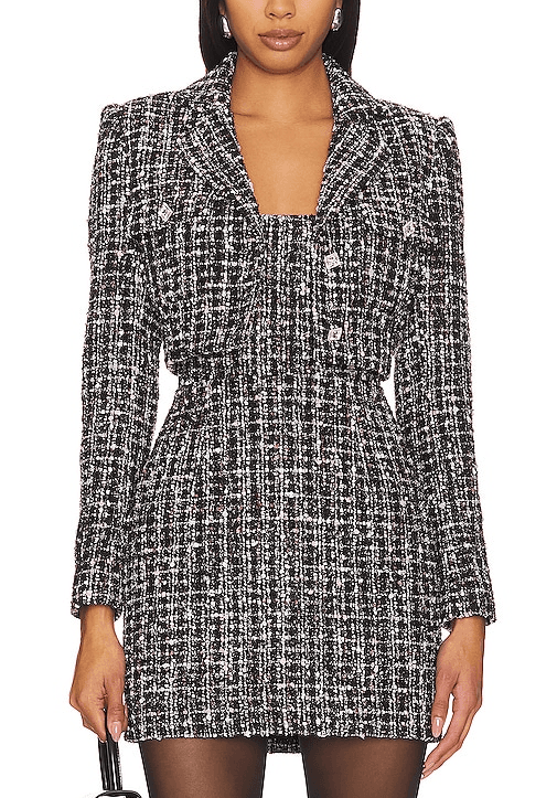 Alicia Blazer In Black Multi - Image 1