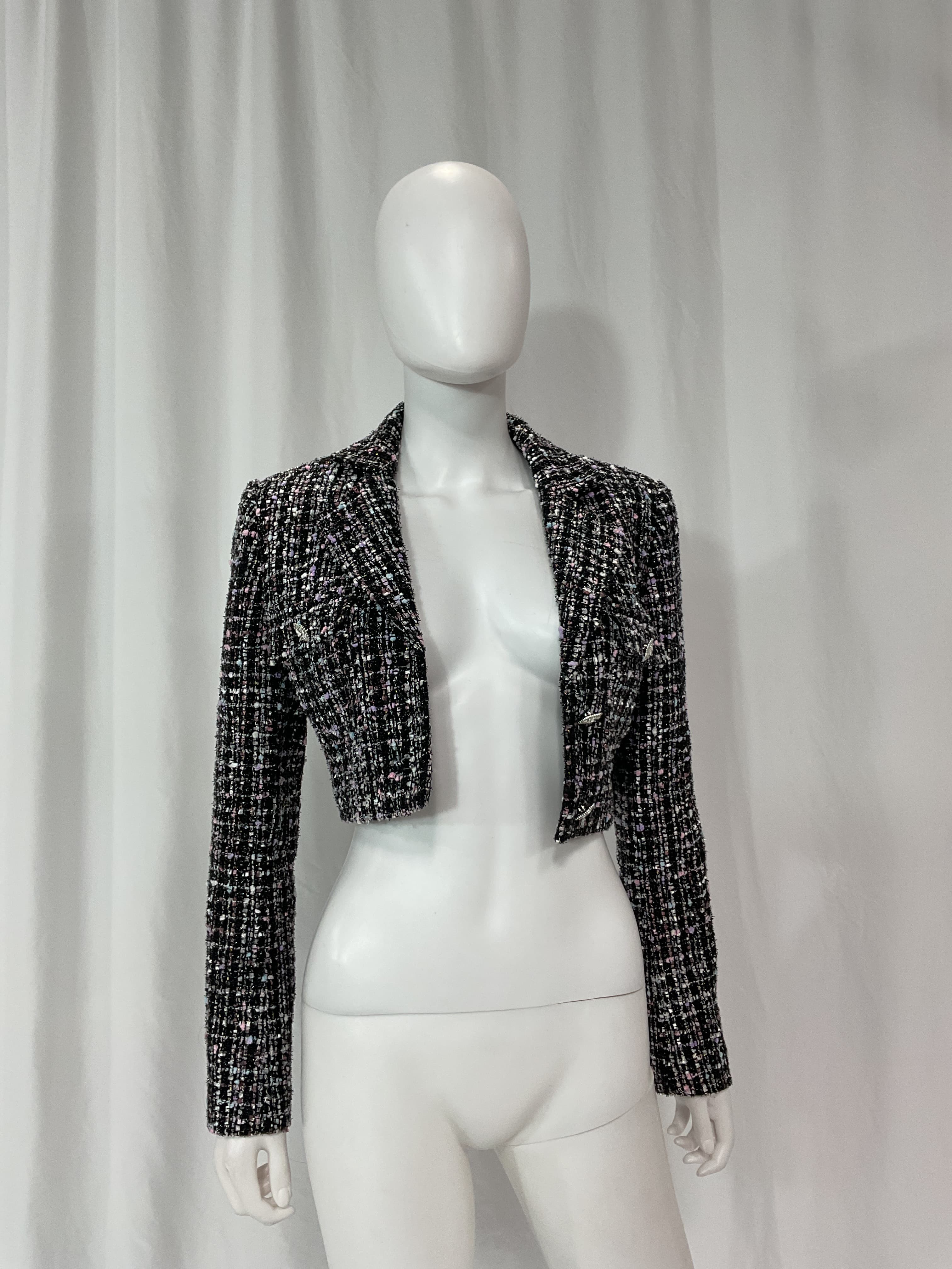 Alicia Blazer In Black Multi - Image 4