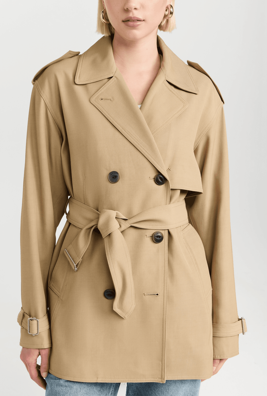Beverly Cropped Trench - Image 1