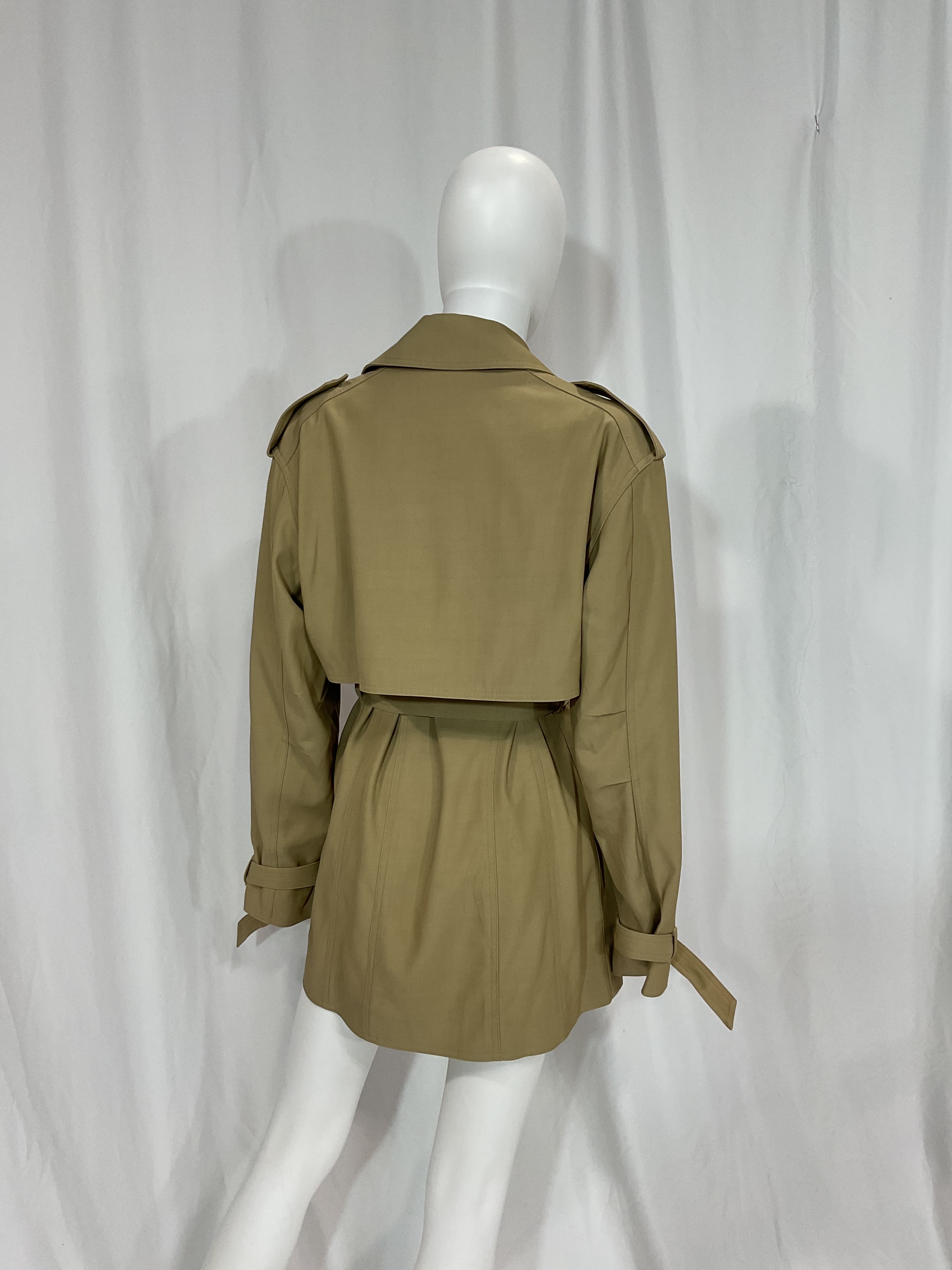 Beverly Cropped Trench - Image 2