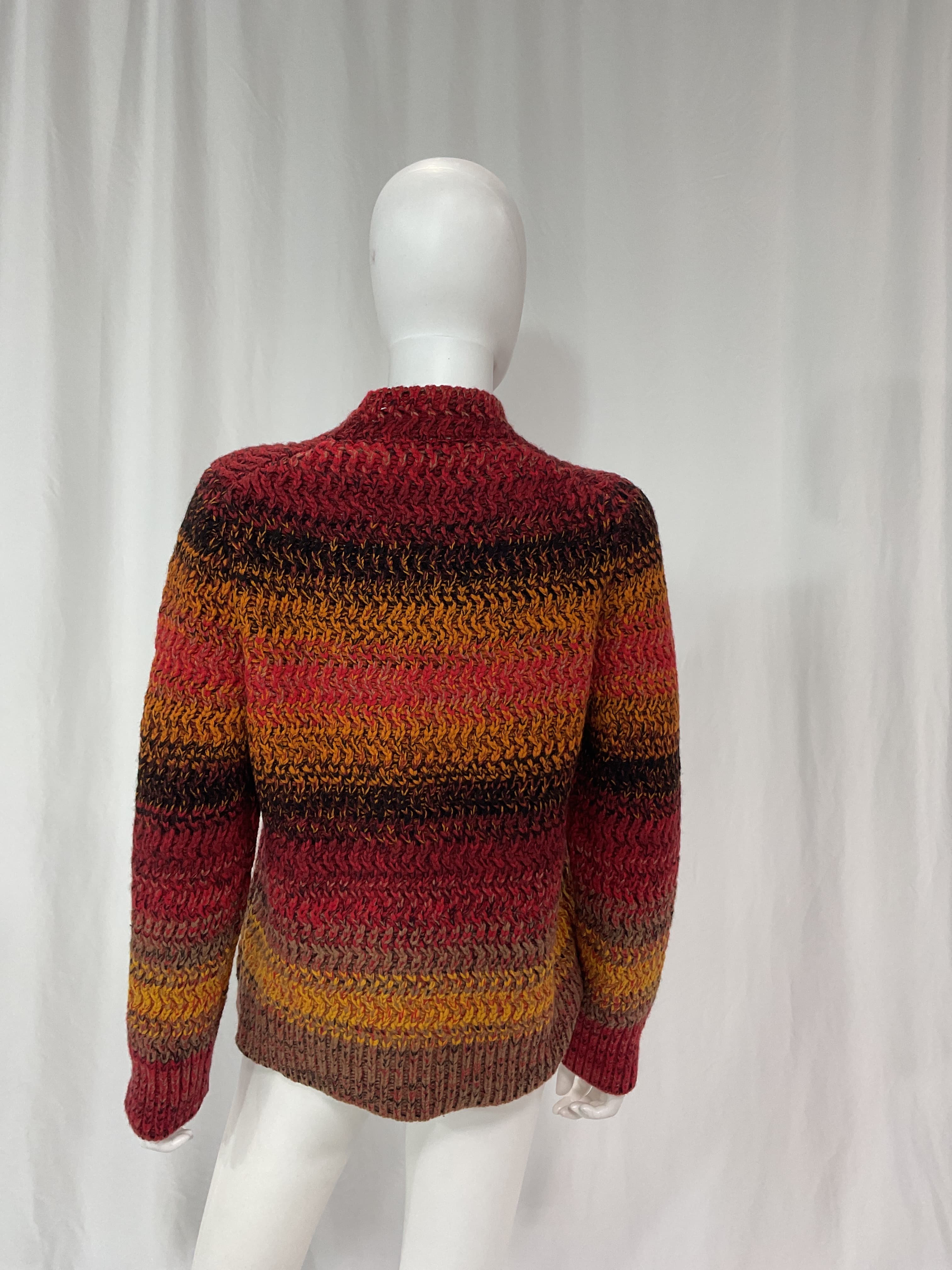 Striped Ribbed Cashmere Sweater - Image 4