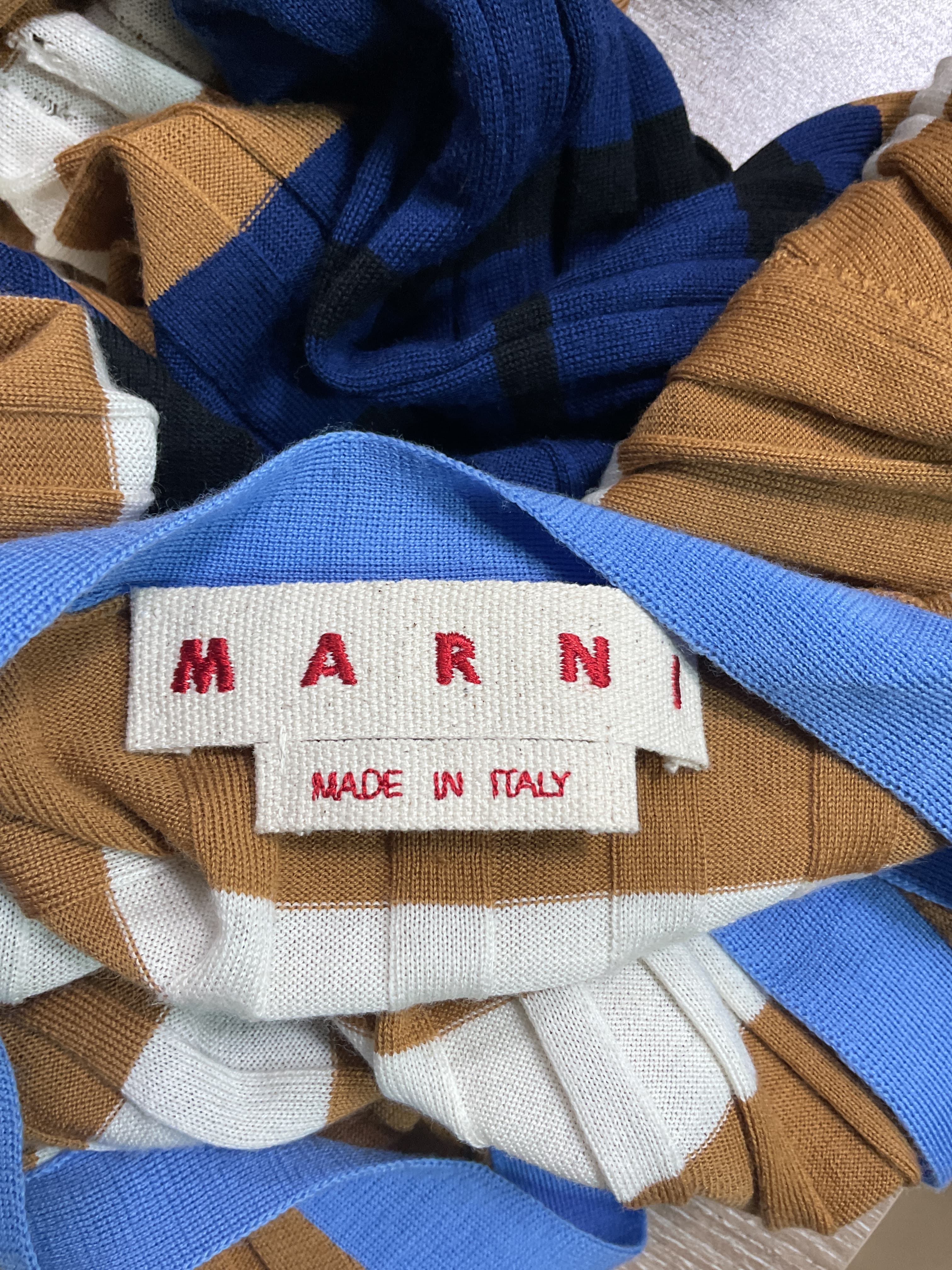Striped Ribbed Wool Cardigan - Image 4