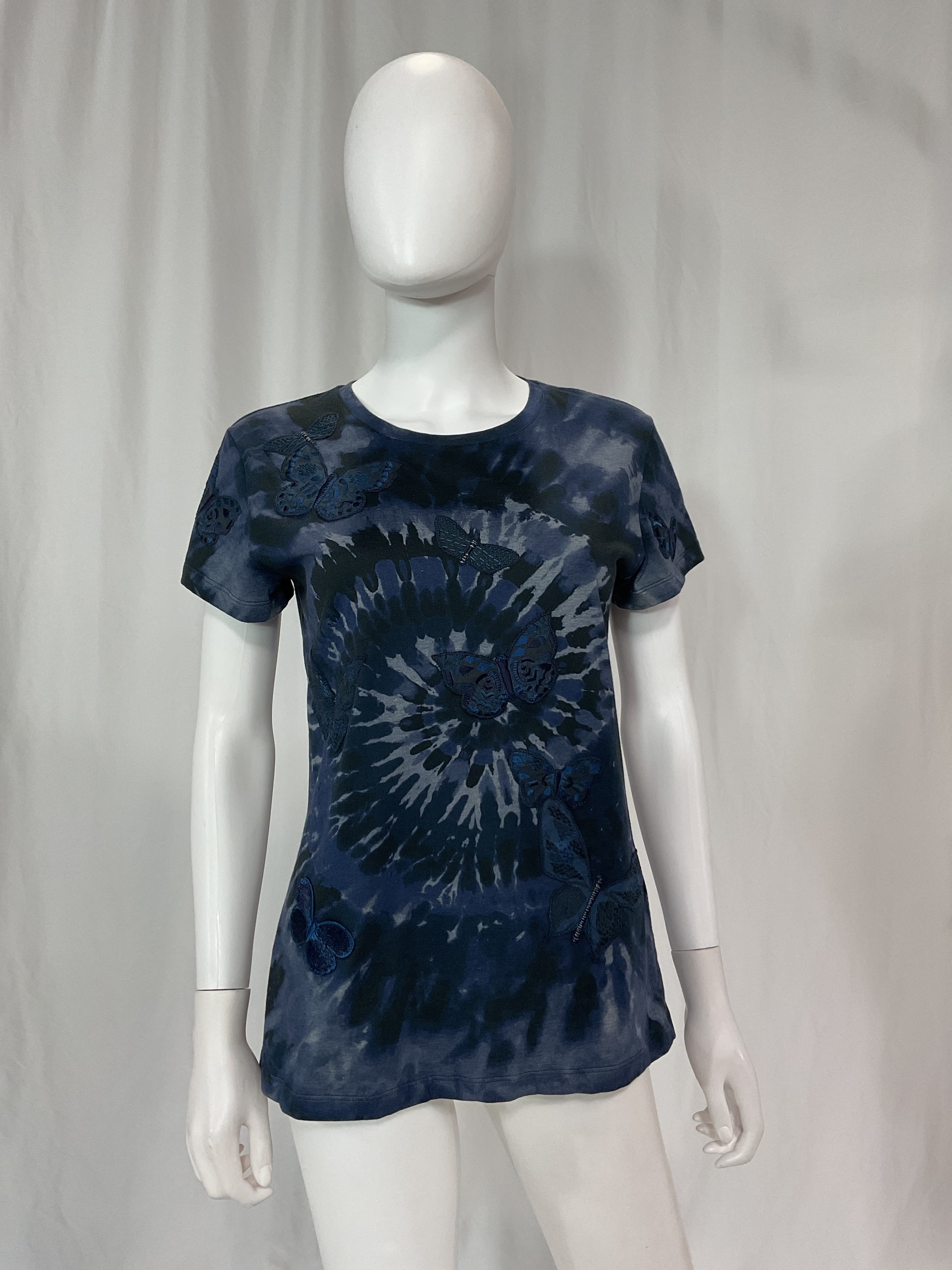 Appliqud Tie-Dyed Cotton-Jersey T-Shirt - Image 3