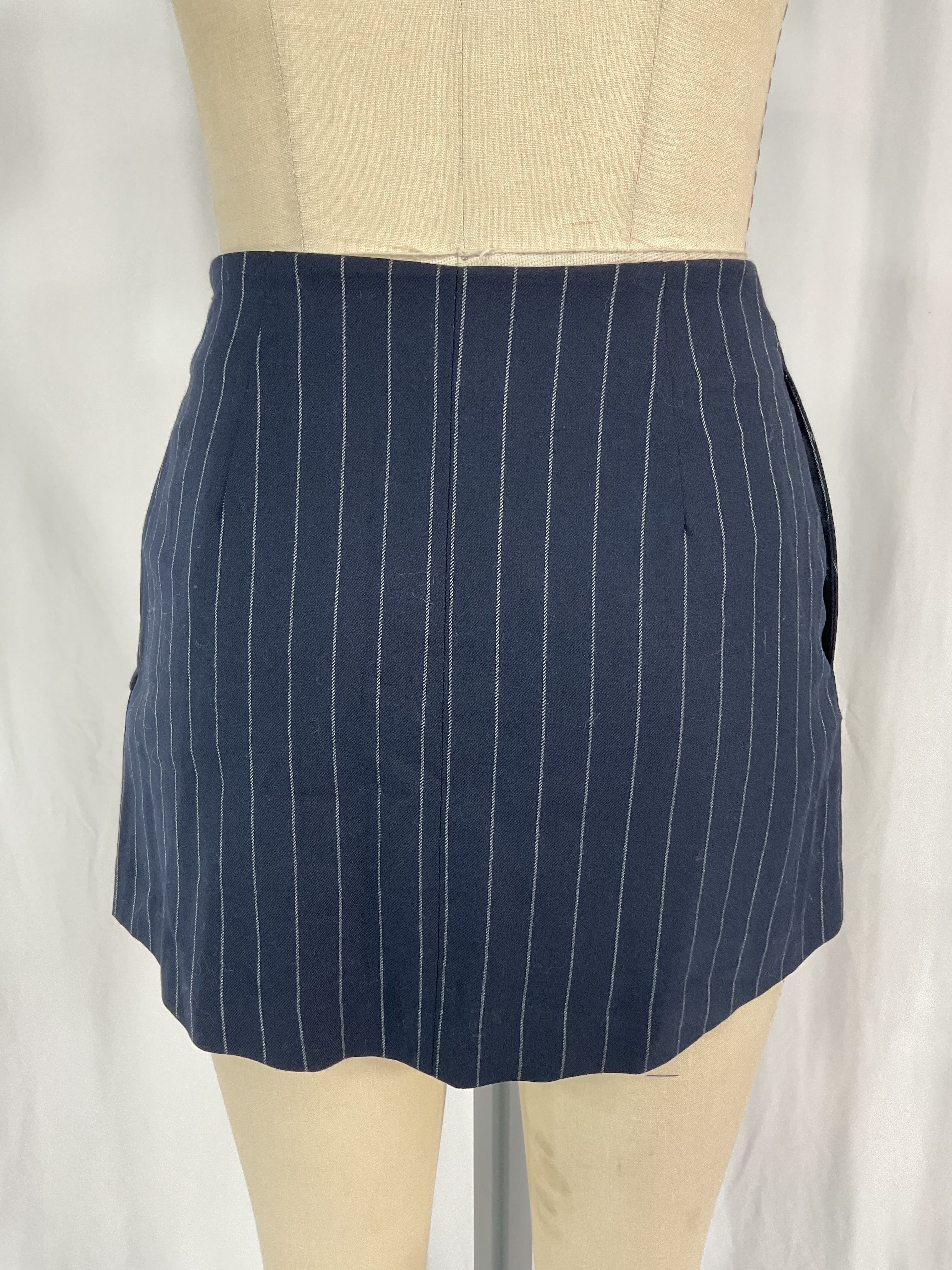Naomi Pleated Skort In Navy - Image 2