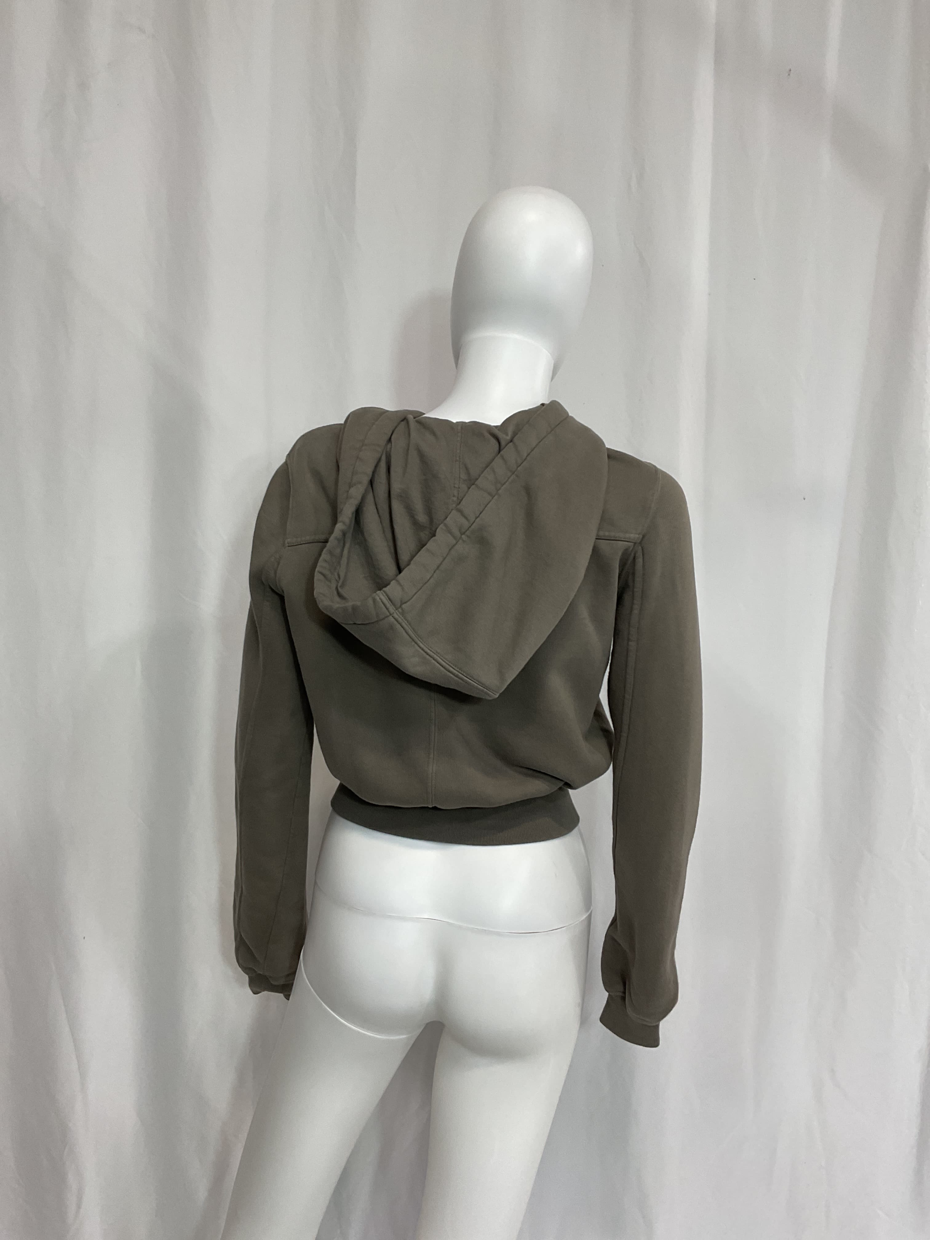 Drkshdw By Rick Owens Small Hoodie In Dust - Image 3