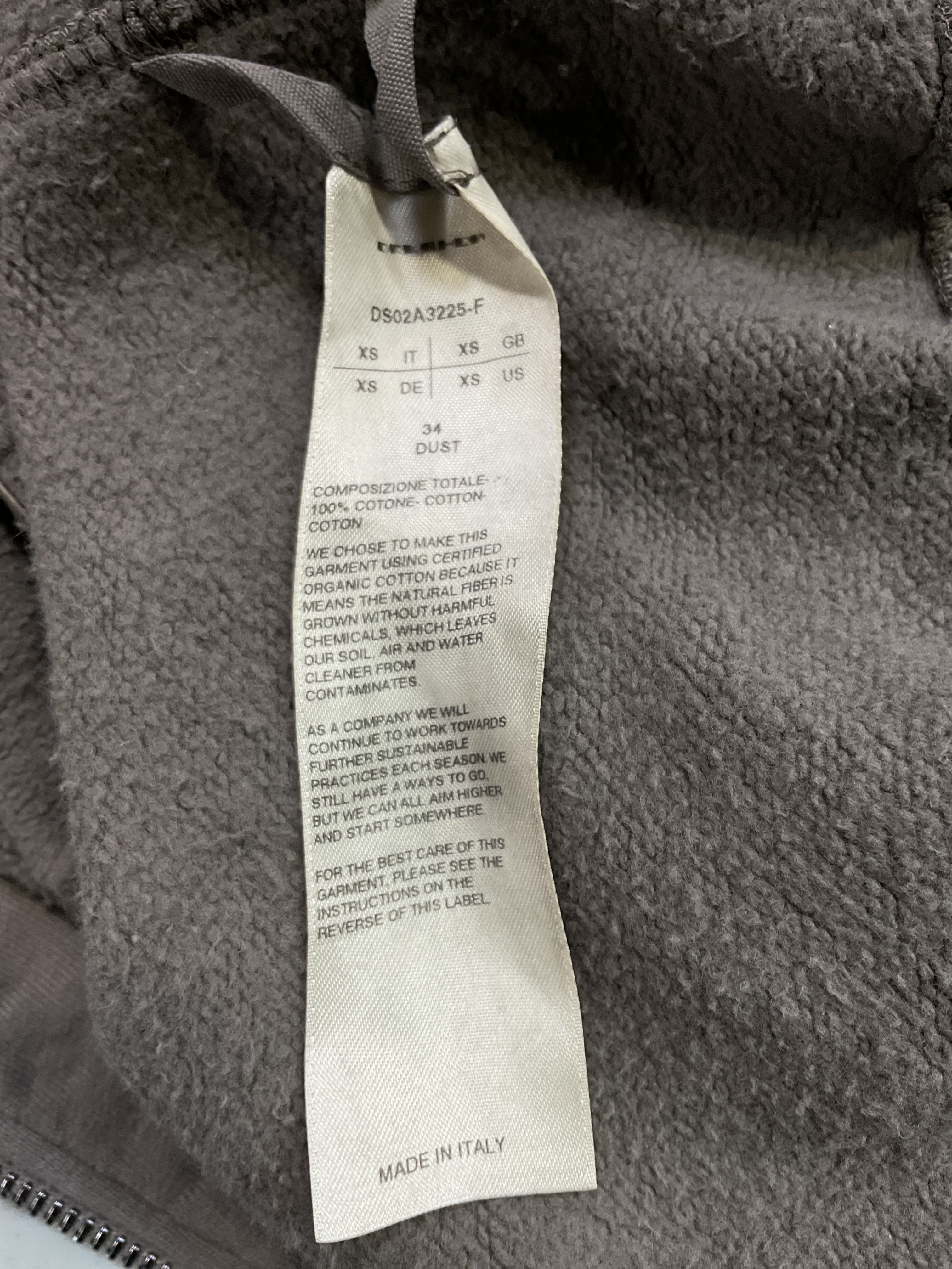 Drkshdw By Rick Owens Small Hoodie In Dust - Image 4