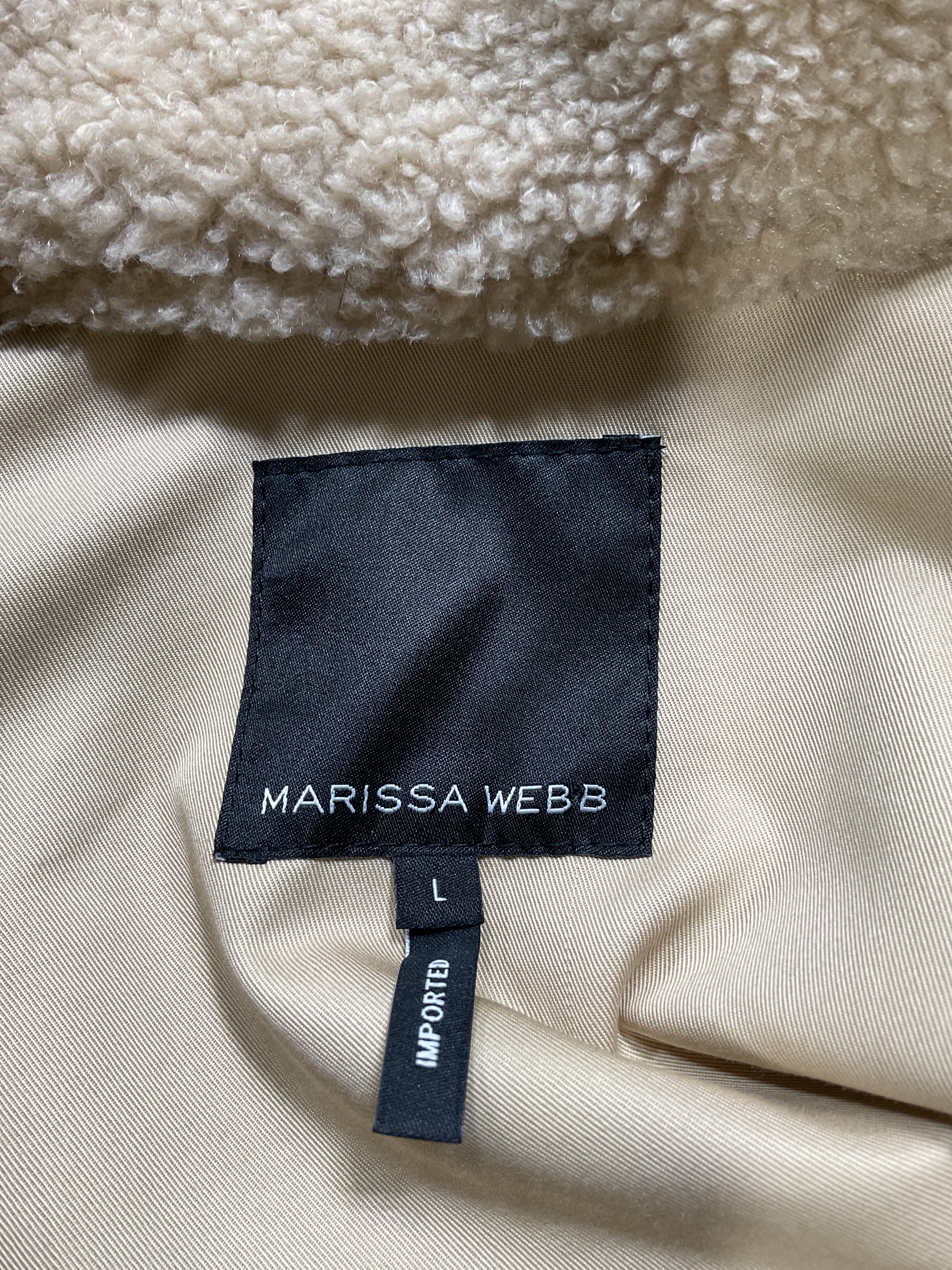 Frankie Faux Shearling And Canvas Vest - Image 4