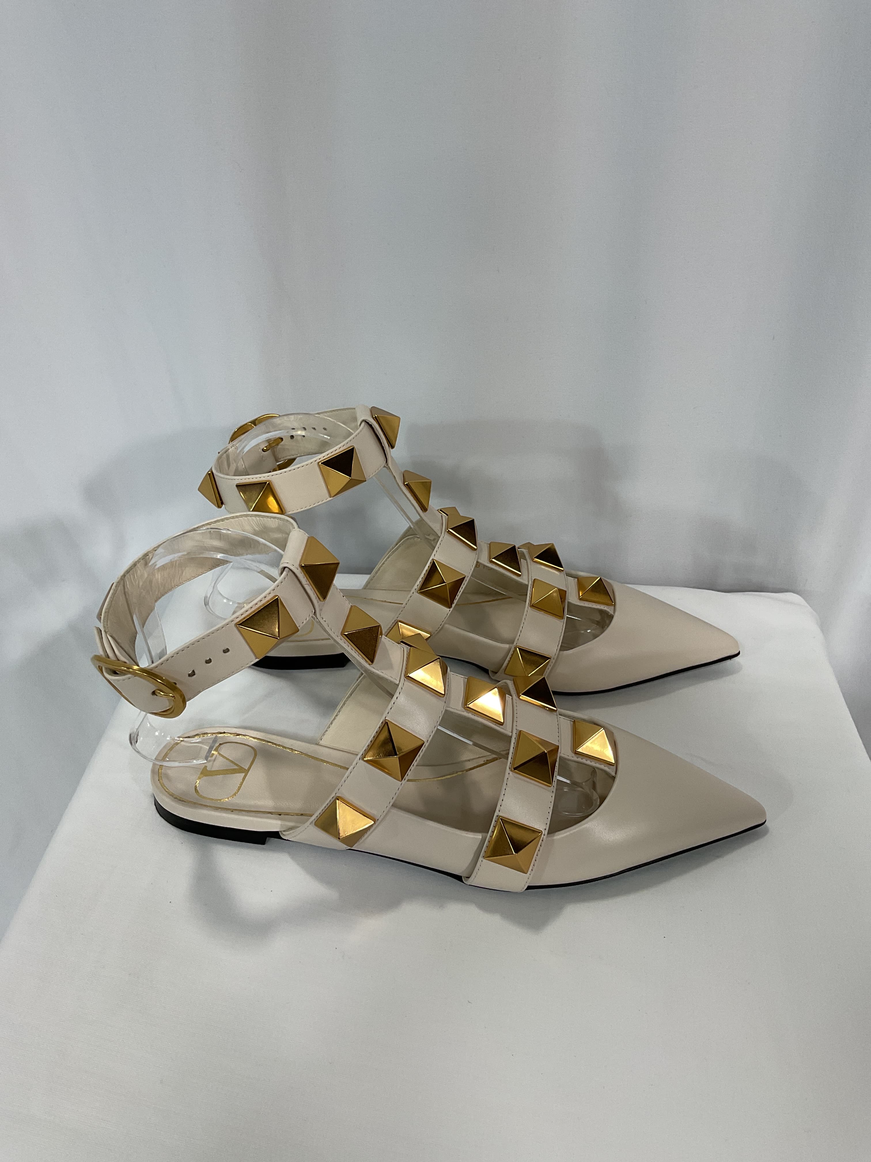 Roman Stud Ballerina Shoes - Image 4